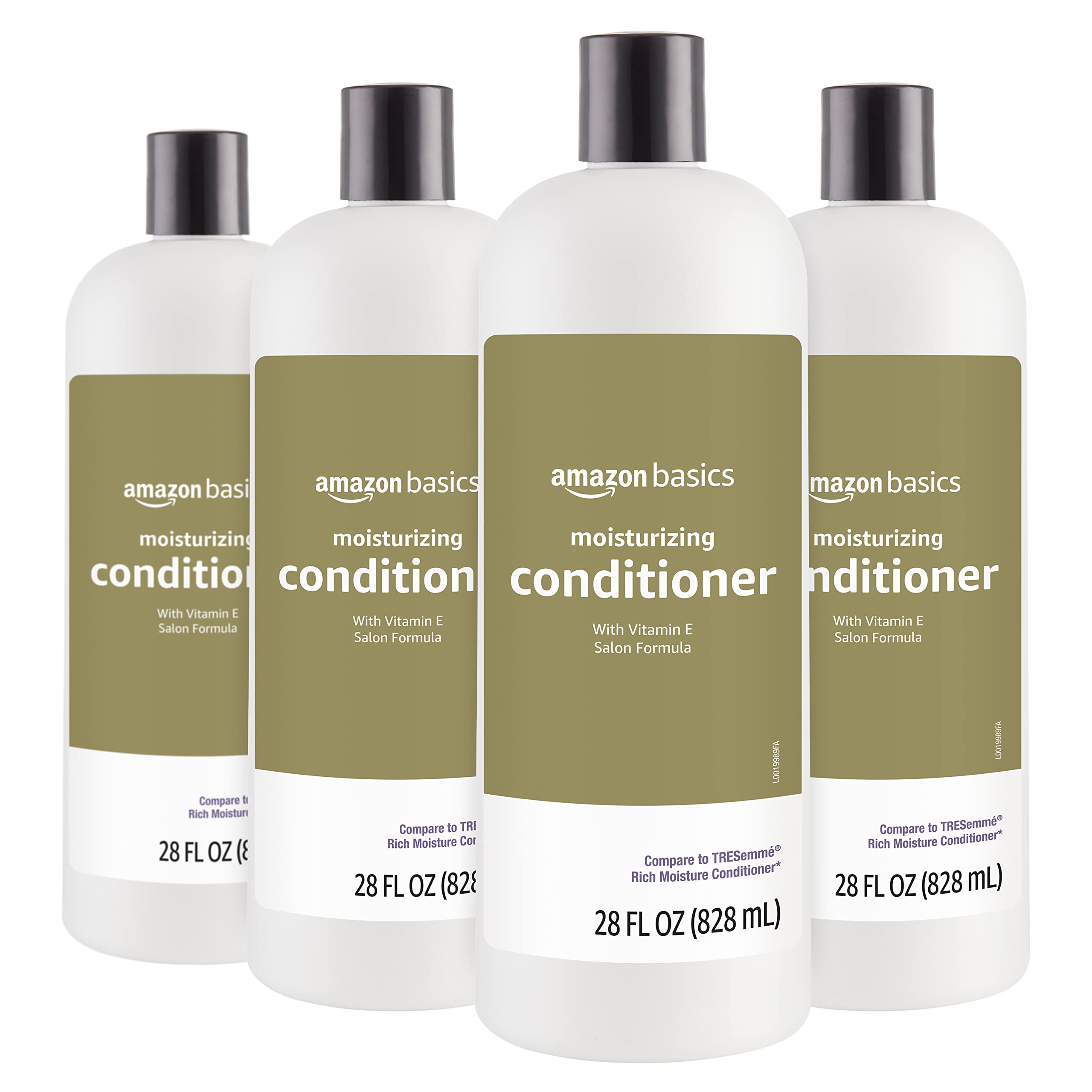 Acondicionador Amazon Basics Moisture Rich, 800 Ml (paquete De 4) - Venta Internacional.