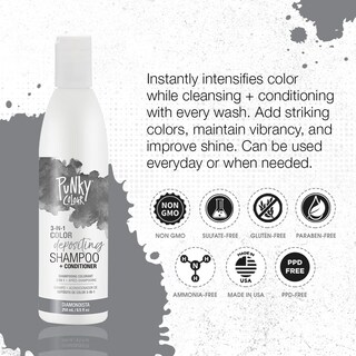 Foto 3 | Limpiador Y Acondicionador Para El Cabello Punky Colour 3 En 1 Diamondista - Venta Internacional.