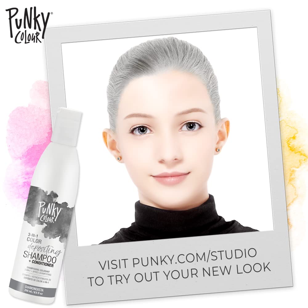 Foto 5 | Limpiador Y Acondicionador Para El Cabello Punky Colour 3 En 1 Diamondista - Venta Internacional.