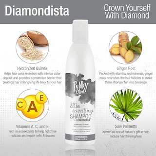 Foto 7 | Limpiador Y Acondicionador Para El Cabello Punky Colour 3 En 1 Diamondista - Venta Internacional.