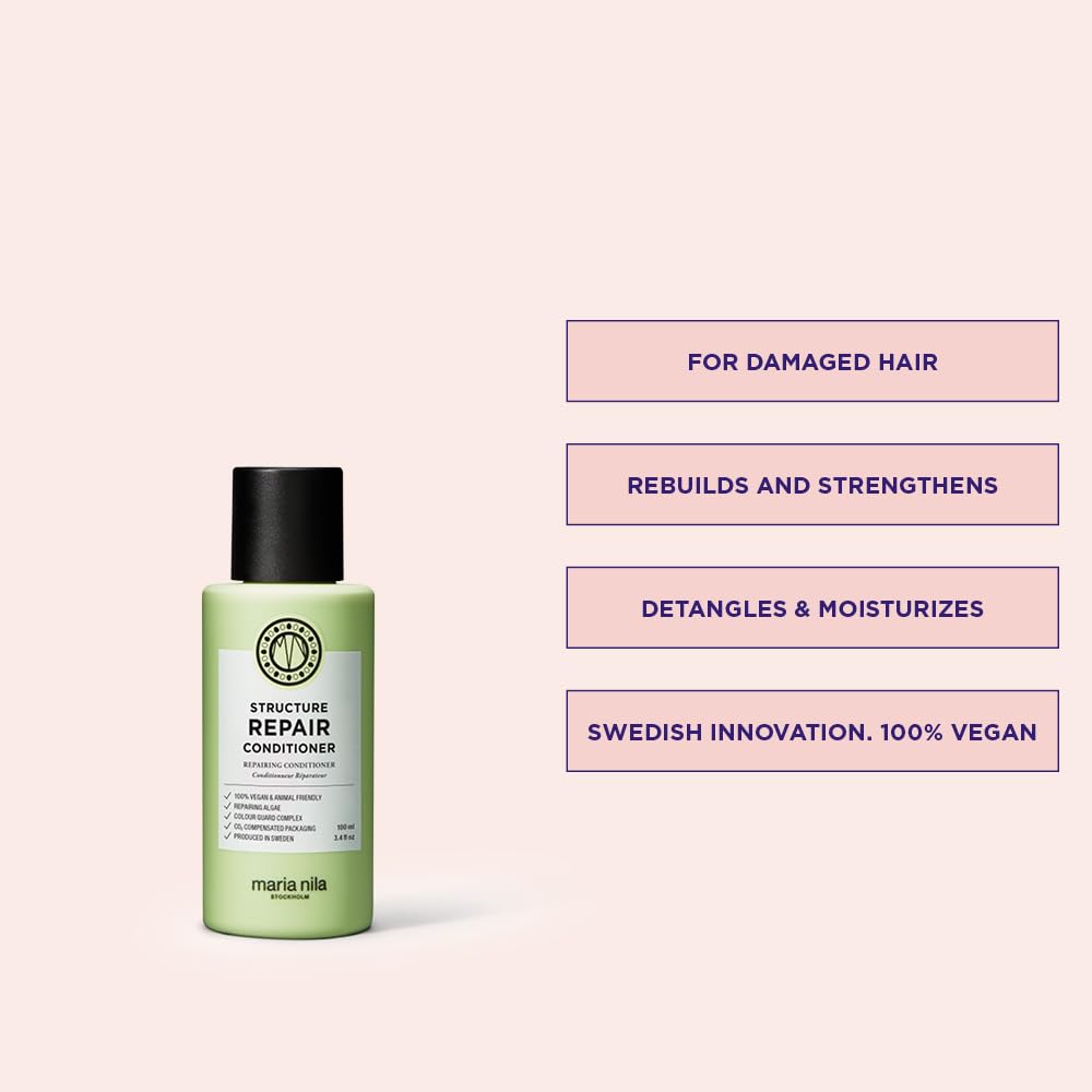 Foto 2 | Acondicionador Maria Nila Structure Repair 100 Ml Para Cabello Dañado - Venta Internacional.