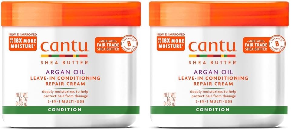 Foto 1 | Crema Reparadora Acondicionadora Cantu Con Aceite De Argán 480 Ml (x2) - Venta Internacional.