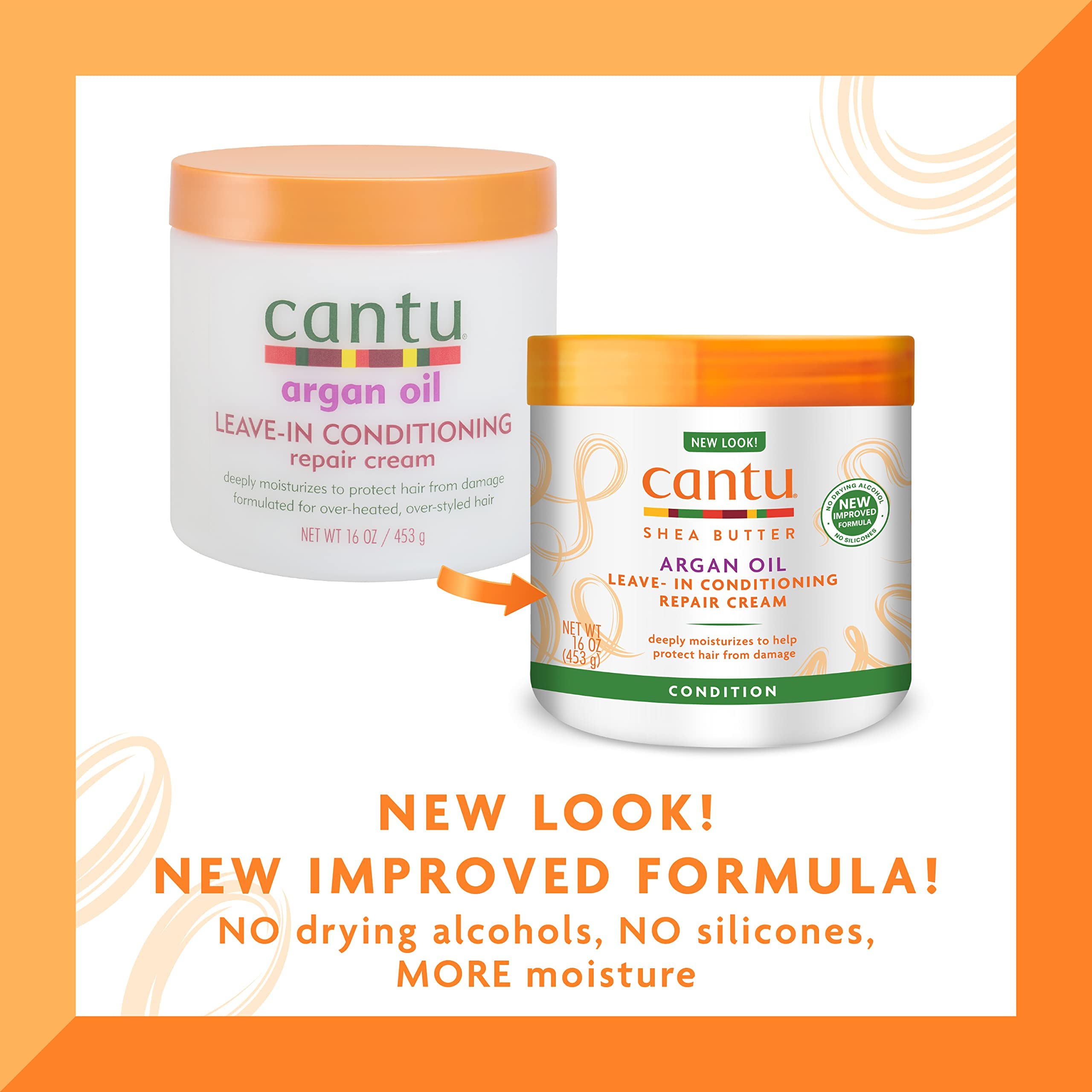 Foto 2 | Crema Reparadora Acondicionadora Cantu Con Aceite De Argán 480 Ml (x2) - Venta Internacional.