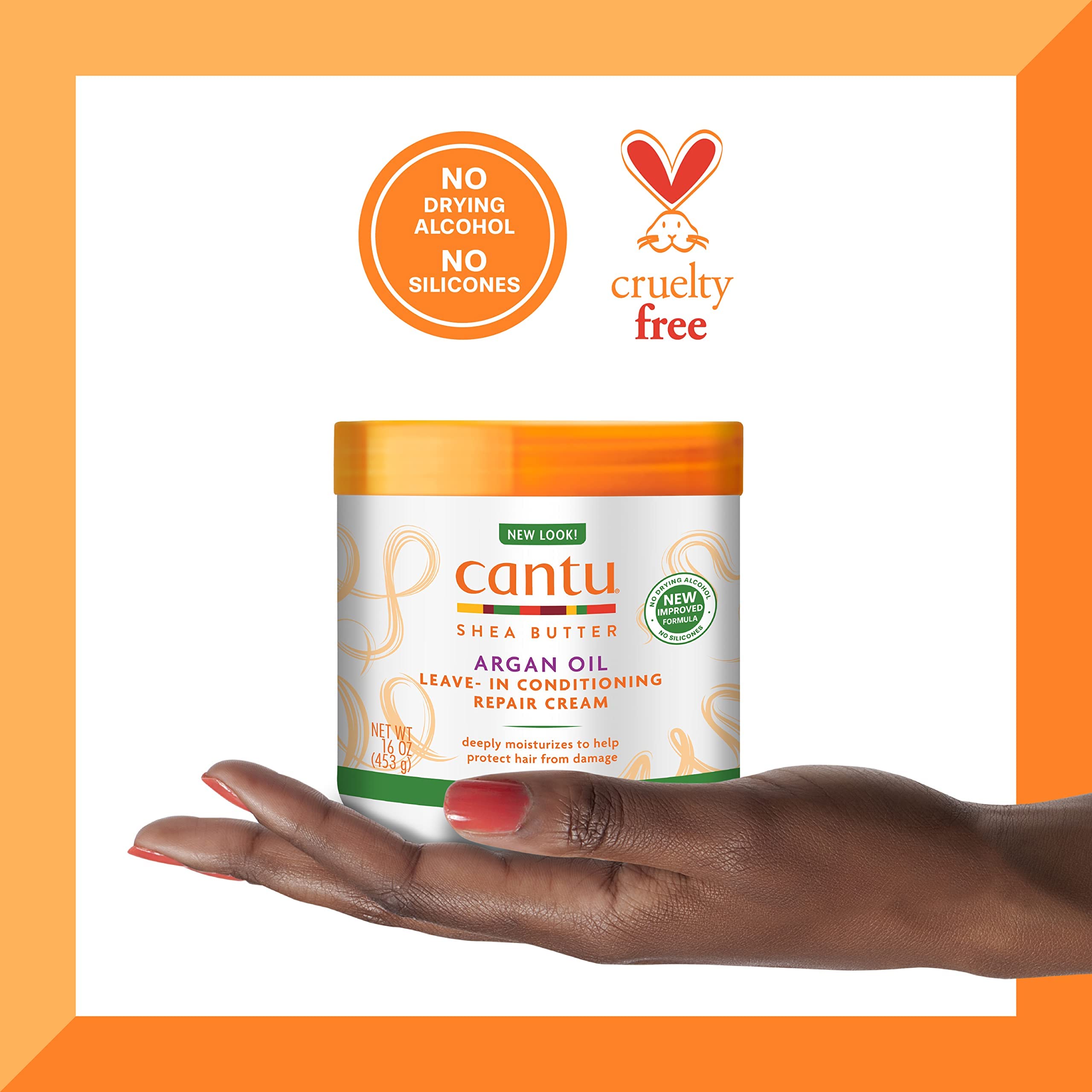 Foto 7 | Crema Reparadora Acondicionadora Cantu Con Aceite De Argán 480 Ml (x2) - Venta Internacional.