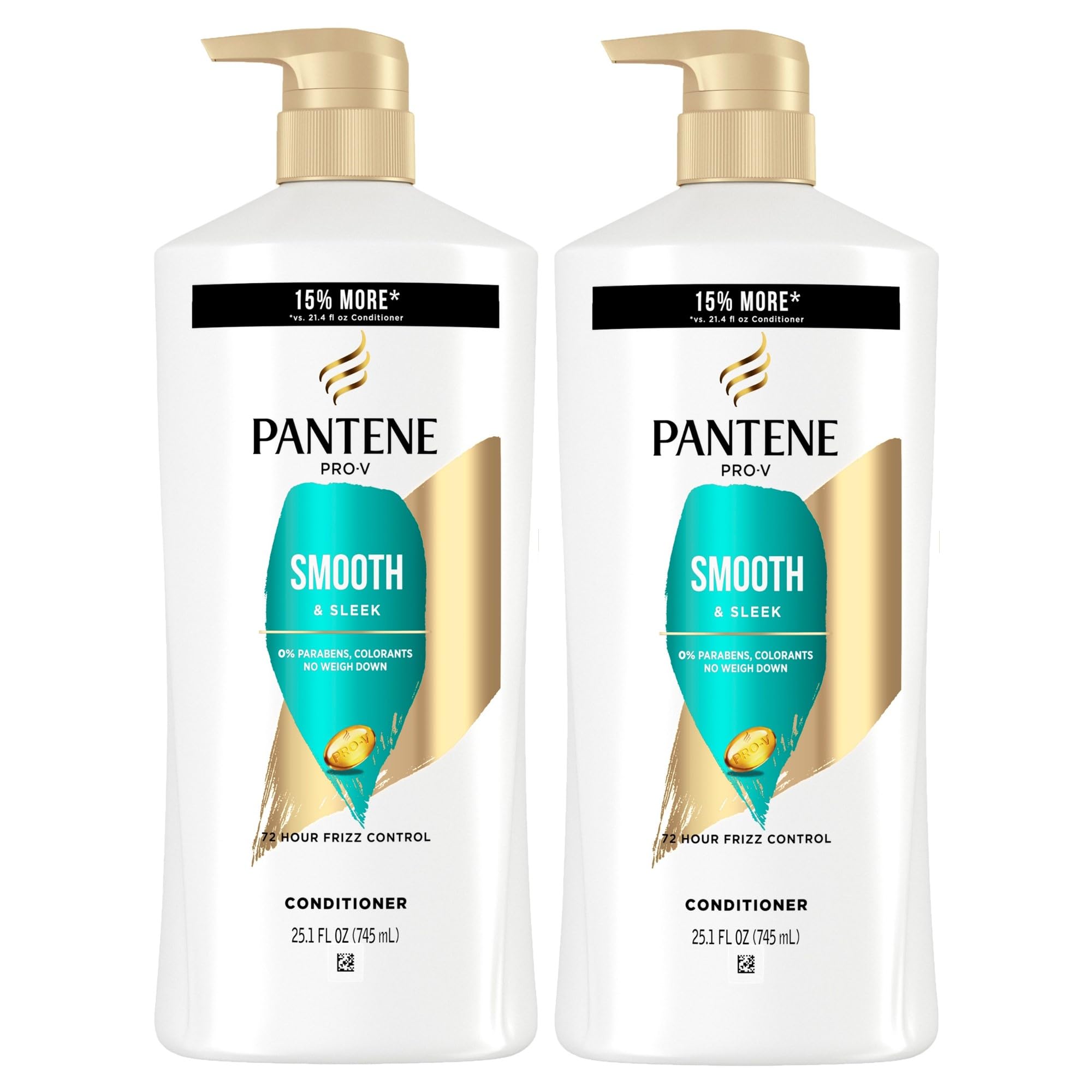 Foto 2 pulgar | Set De Acondicionador Pantene Smooth And Sleek, Paquete Doble - Venta Internacional.