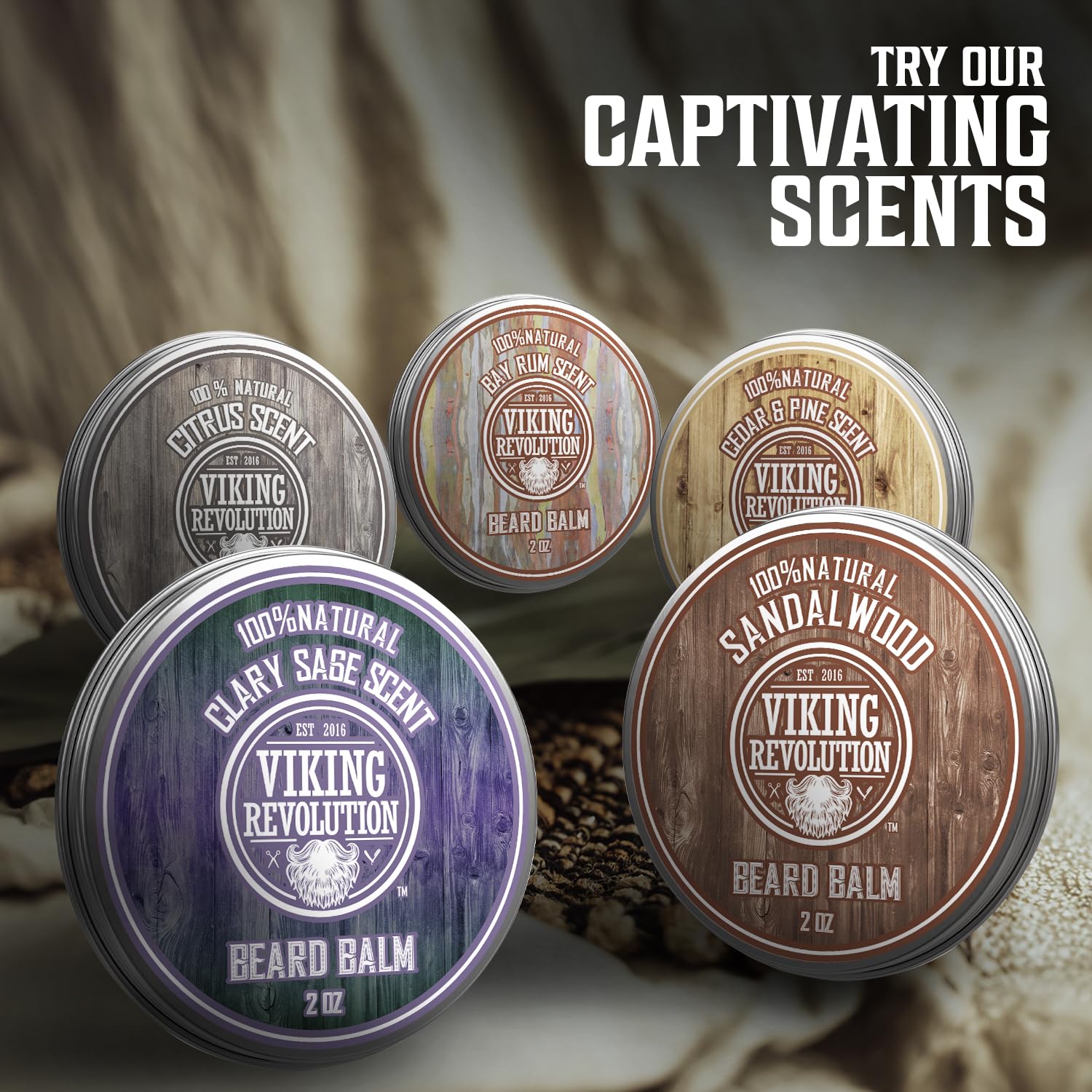 Foto 8 pulgar | Bálsamo Para Barba Viking Revolution, Cítricos Y Sándalo, 60 Ml, Paquete De 2 - Venta Internacional.
