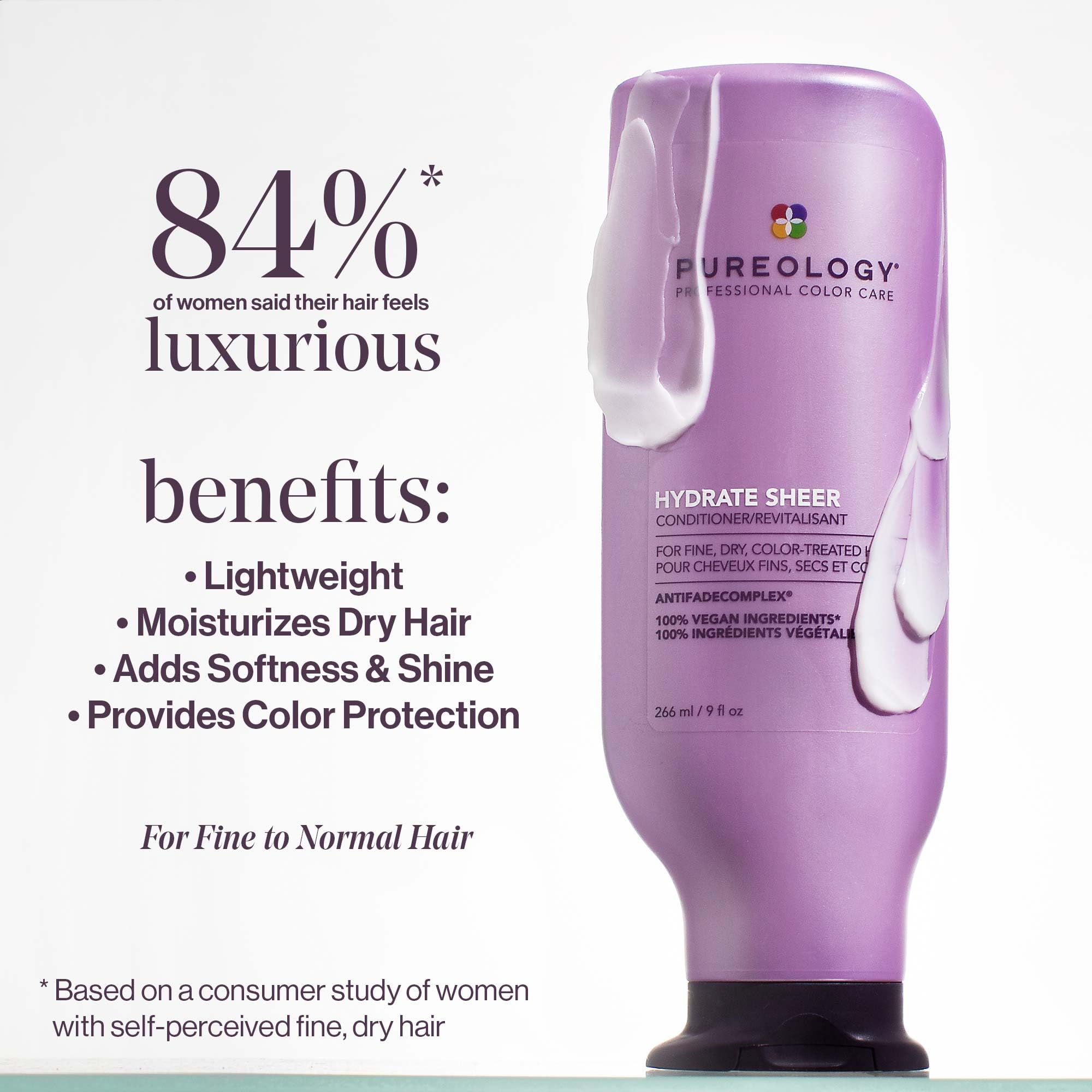 Foto 3 pulgar | Acondicionador Pureology Hydrate Sheer Nourishing Fine Hair - Venta Internacional.