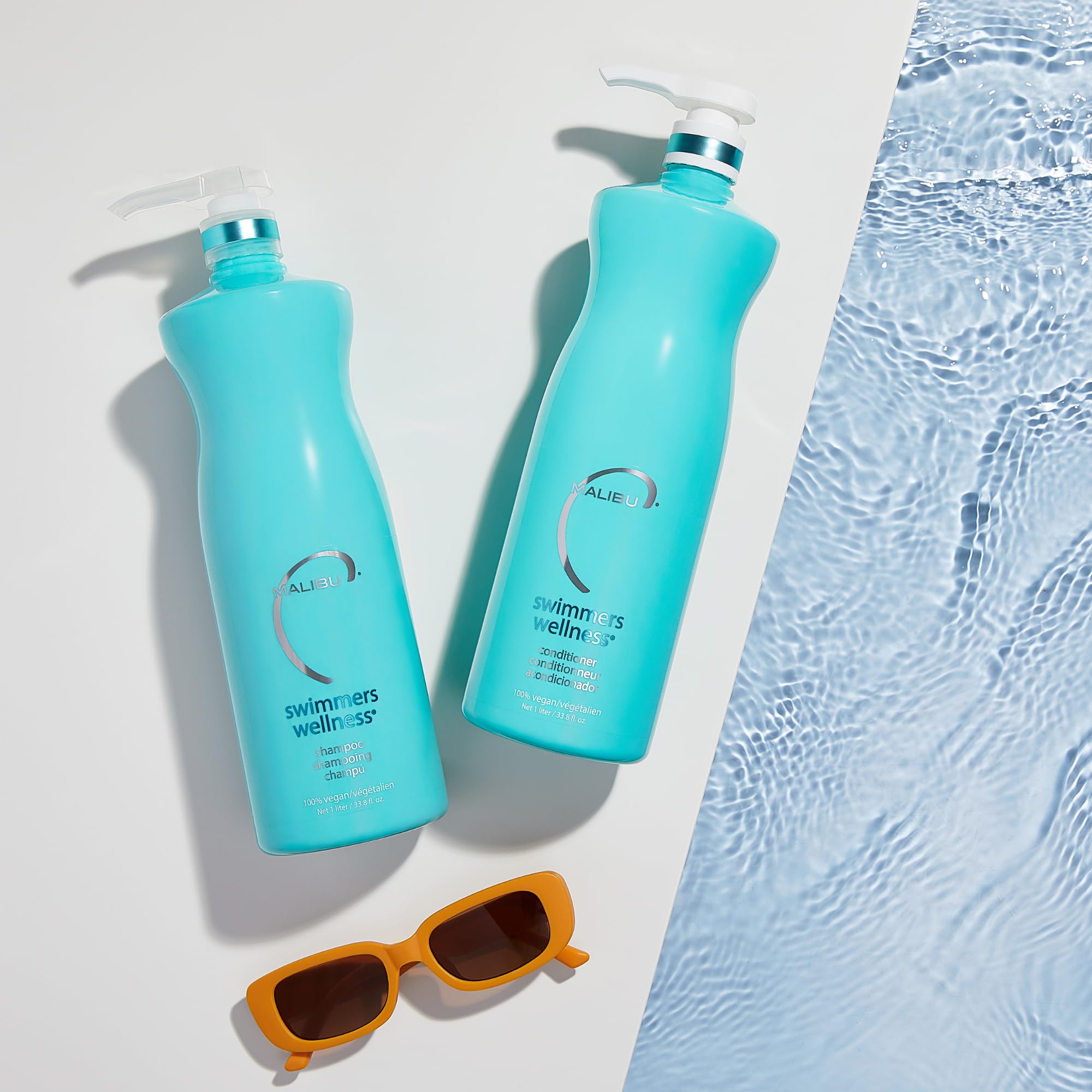 Foto 7 pulgar | Acondicionador Malibu C Swimmers Wellness Hidratante 1l - Venta Internacional.