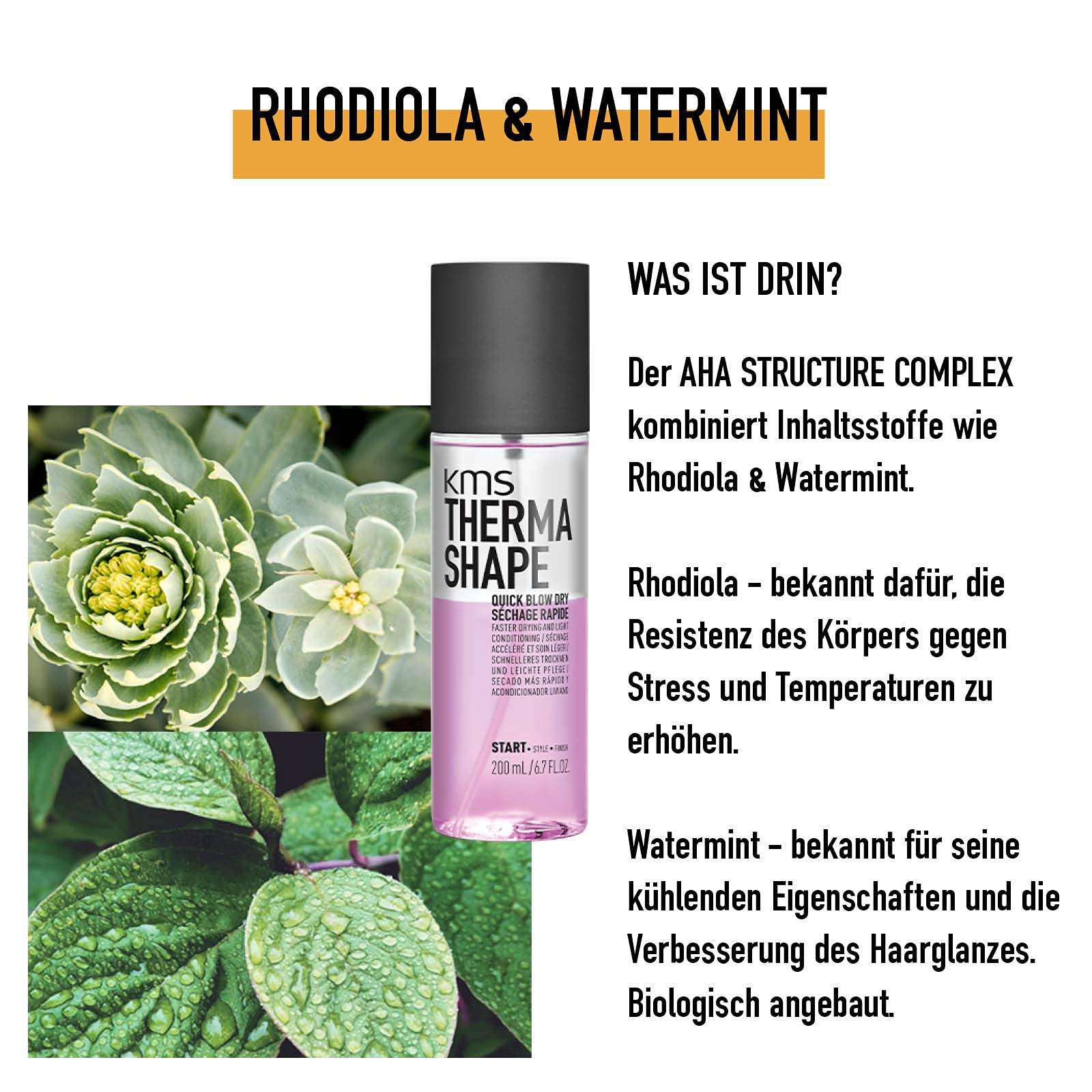 Foto 4 pulgar | Aerosol Kms Thermashape Quick Para Secar Completamente, 200 Ml - Venta Internacional.