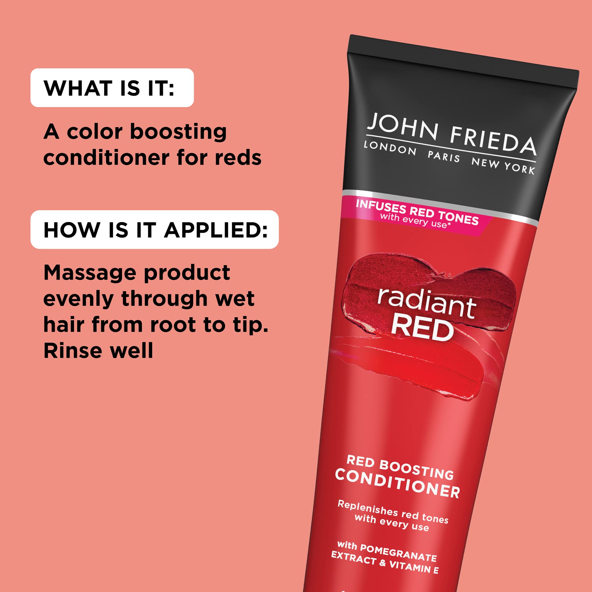 Foto 5 pulgar | Acondicionador John Frieda Radiant Red Daily 250 Ml (paquete De 2) - Venta Internacional.