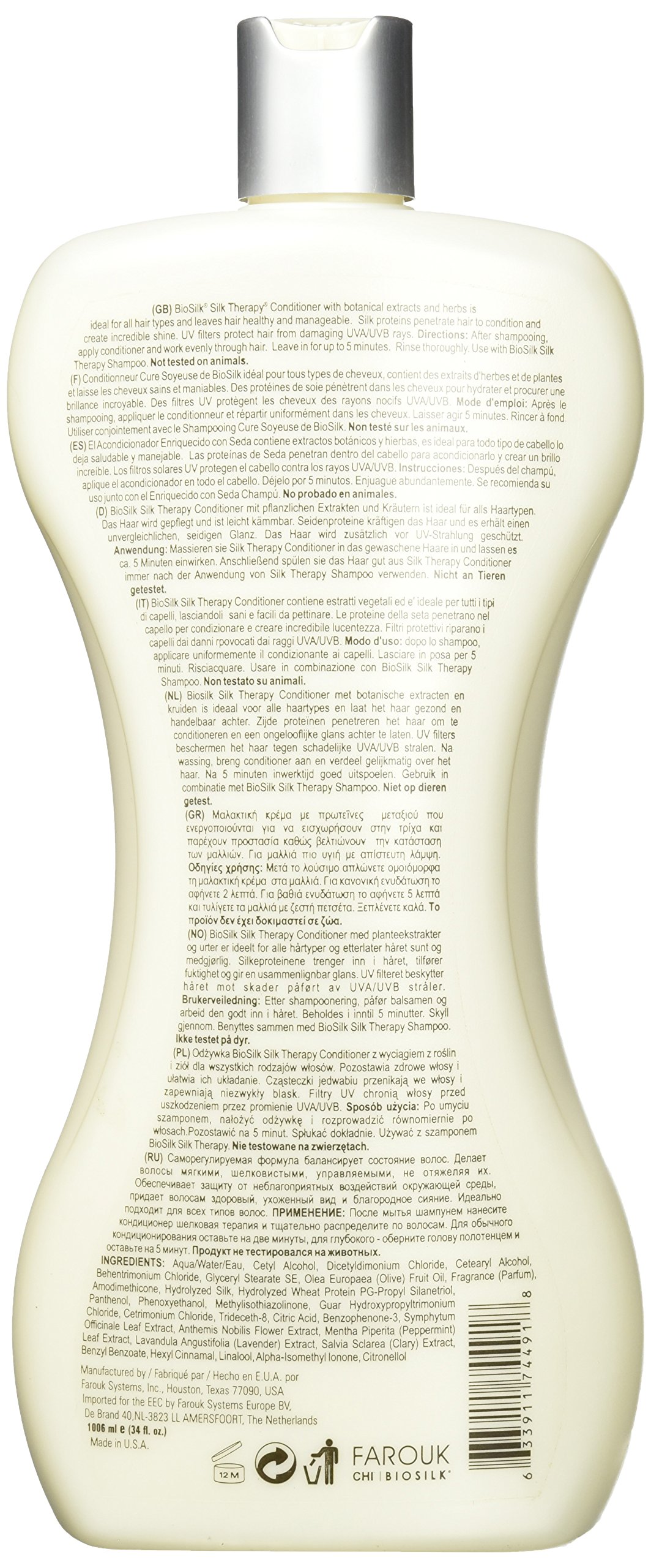 Foto 3 pulgar | Acondicionador Biosilk Silk Therapy 1006 Ml (paquete De 1) - Venta Internacional.