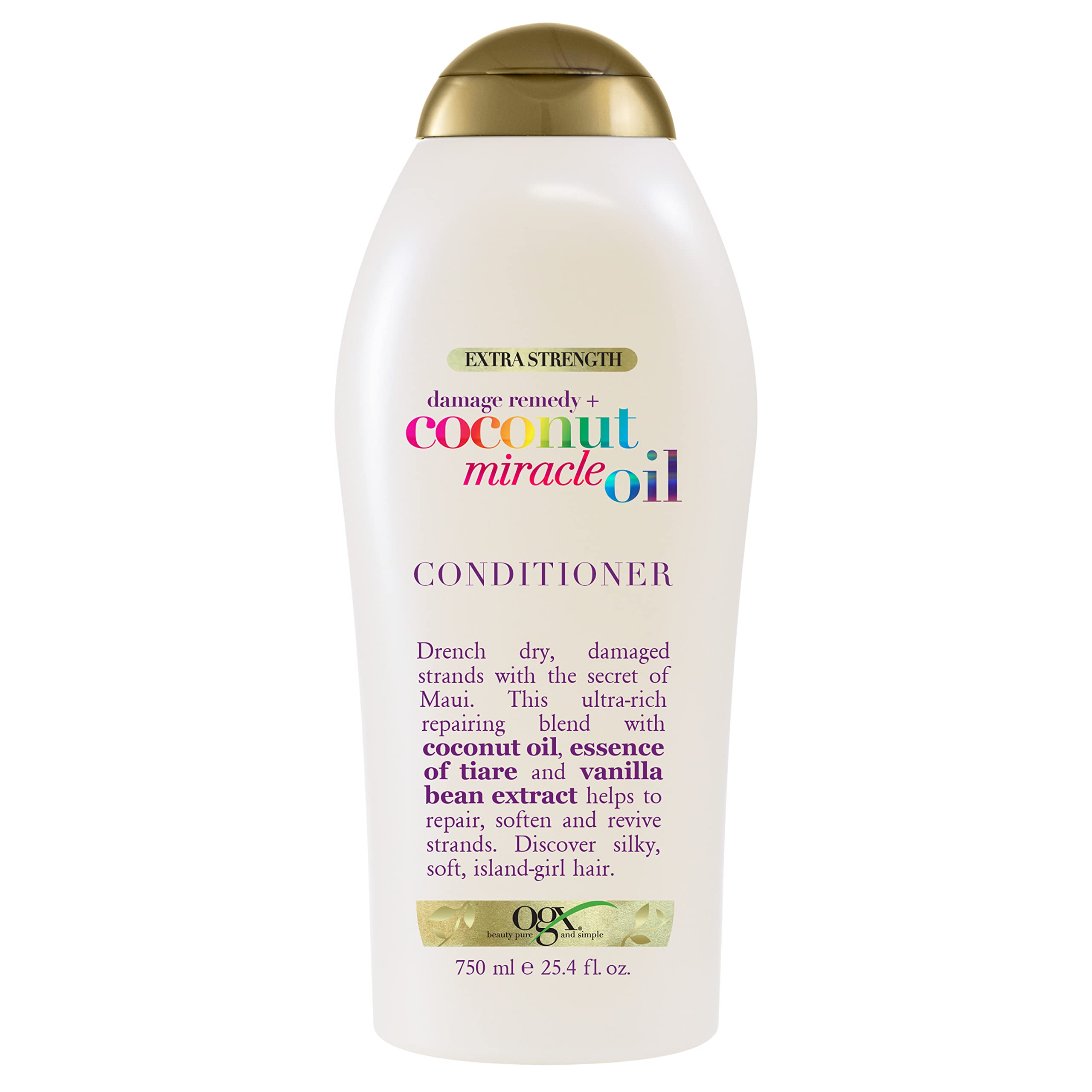 Acondicionador Ogx Extra Strength Damage Remedy Coconut 750 Ml - Venta Internacional.
