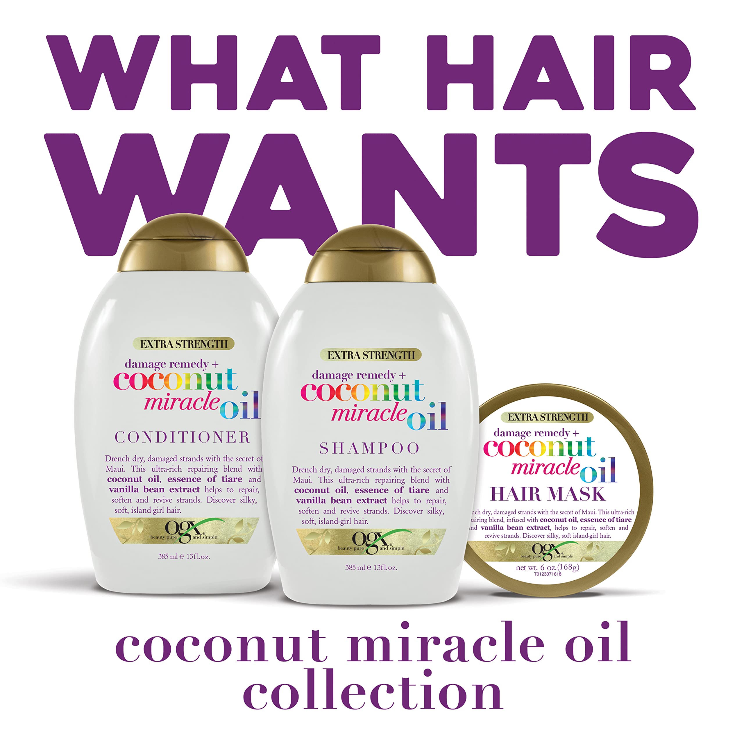 Foto 6 | Acondicionador Ogx Extra Strength Damage Remedy Coconut 750 Ml - Venta Internacional.