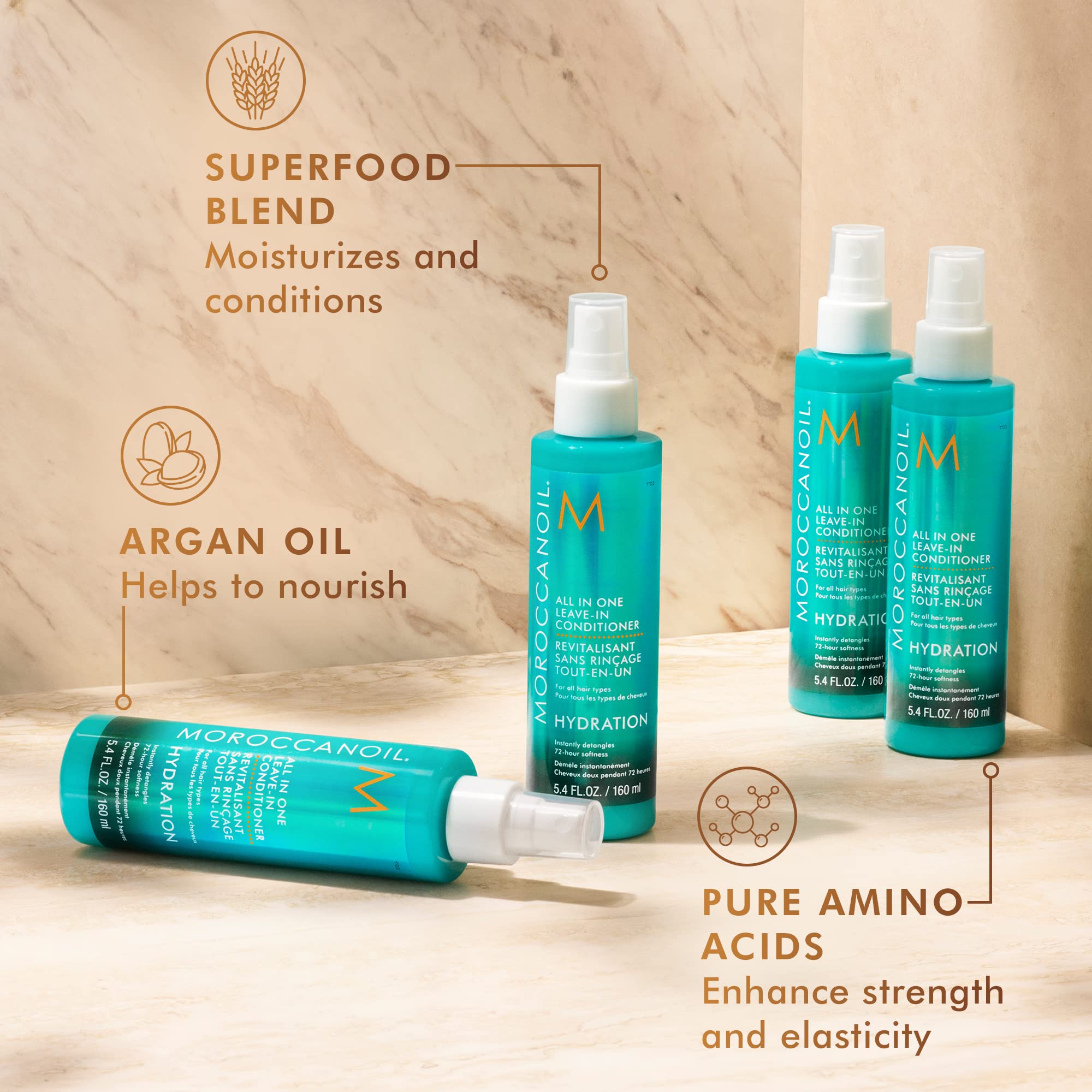 Foto 3 pulgar | Acondicionador Sin Enjuague Moroccanoil All In One 160 Ml - Venta Internacional.