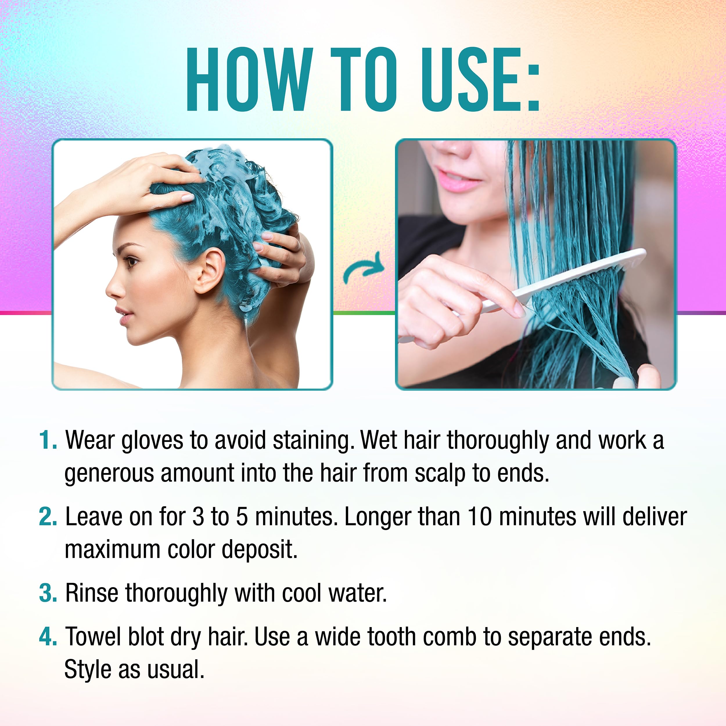 Foto 7 pulgar | Limpiador Y Acondicionador Para El Cabello Punky Colour 3 En 1, Color Verde Azulado, 250 Ml - Venta Internacional.