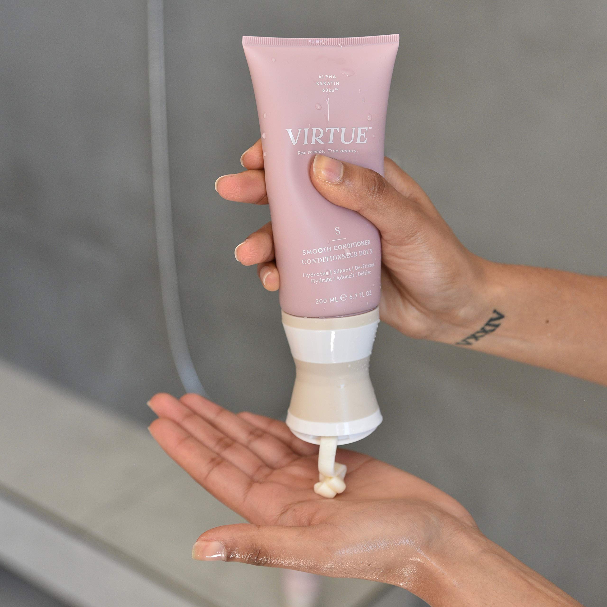 Foto 3 | Acondicionador Virtue Smooth Alpha Keratin 200 Ml Para Cabello Encrespado - Venta Internacional.