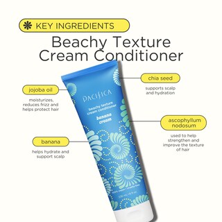 Foto 6 | Acondicionador Para El Cabello Pacifica Banana Cream Beachy Texture 240 Ml - Venta Internacional.