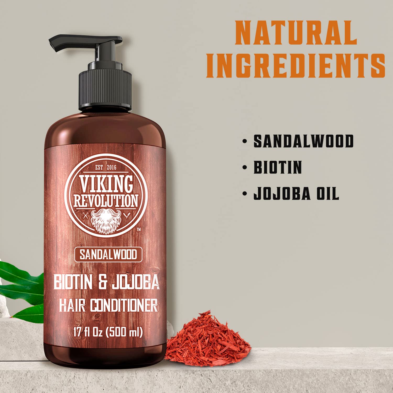 Foto 4 pulgar | Acondicionador Viking Revolution Sandalwood Con Biotina, 500 Ml, Para Hombre - Venta Internacional.