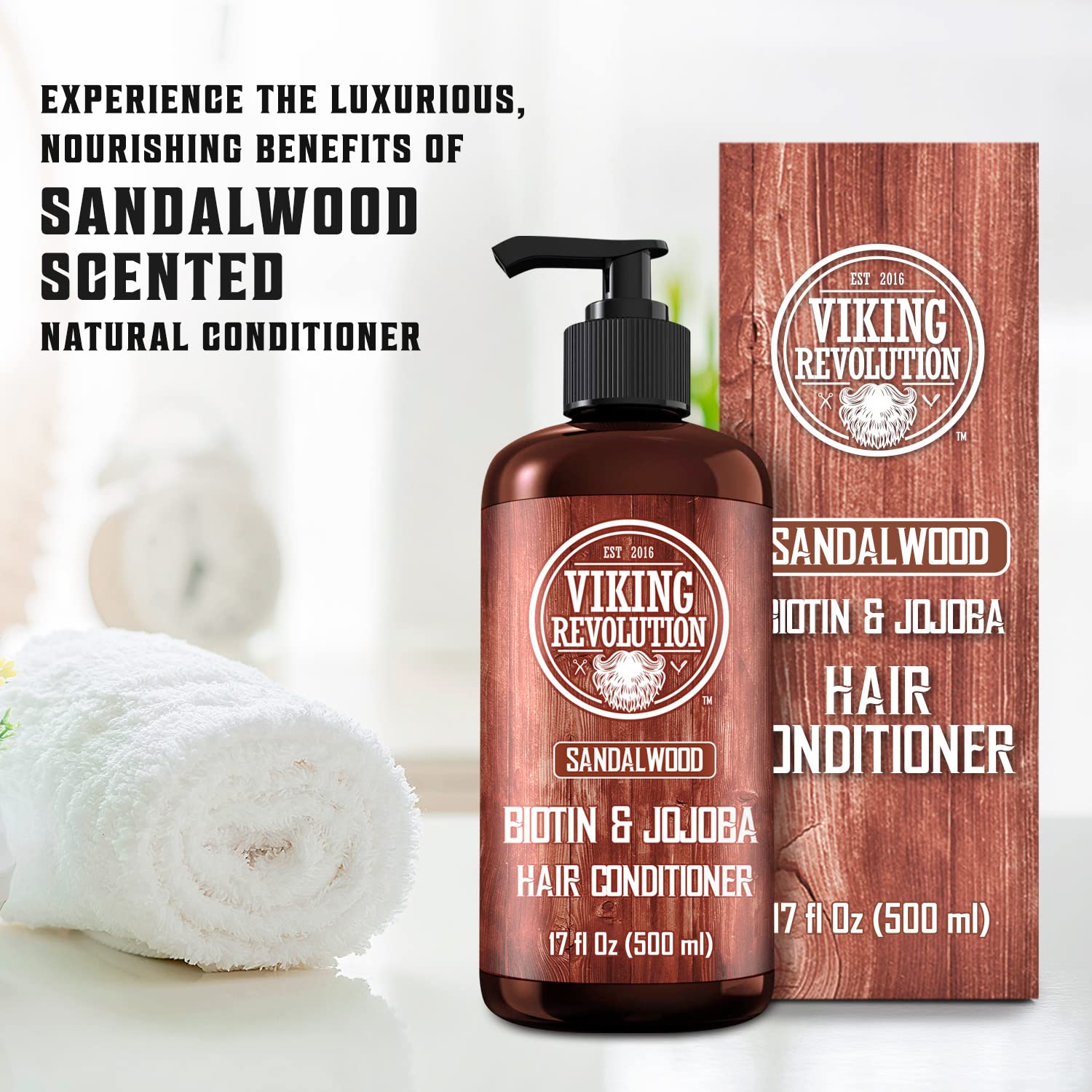 Foto 6 pulgar | Acondicionador Viking Revolution Sandalwood Con Biotina, 500 Ml, Para Hombre - Venta Internacional.