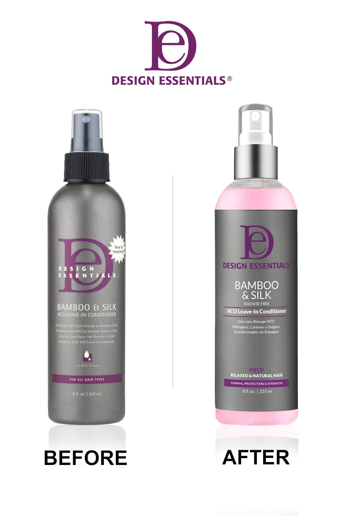Foto 3 | Acondicionador Sin Enjuague Design Essentials Bamboo & Silk Hco 240 Ml - Venta Internacional.