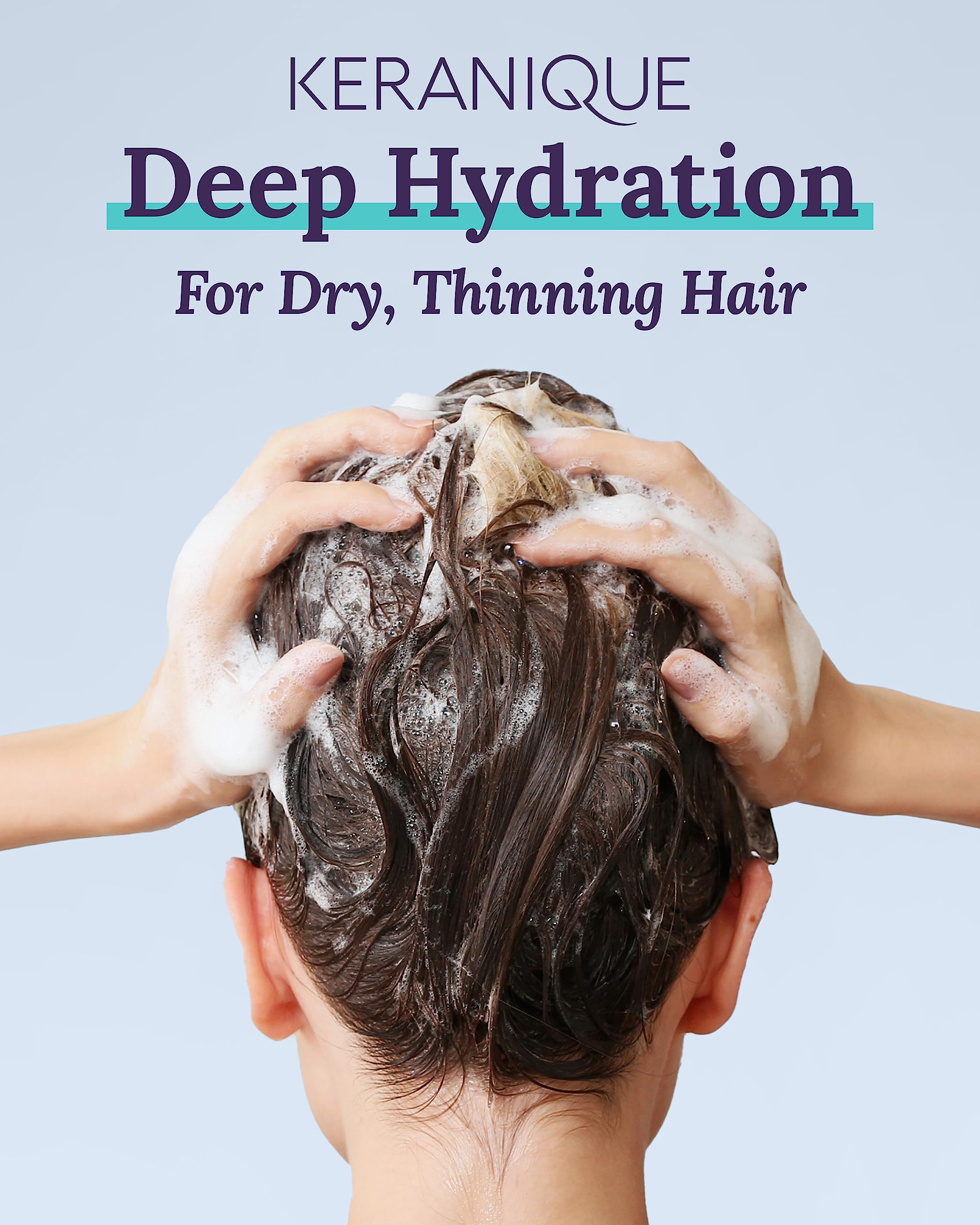Foto 3 pulgar | Acondicionador Keranique Hydrating Deep Para Mujeres Con Cabello Seco - Venta Internacional.