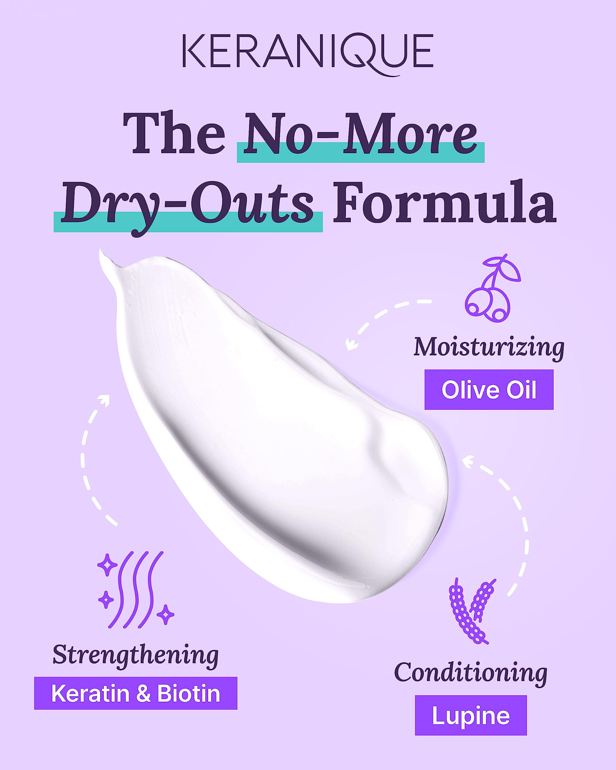 Foto 6 pulgar | Acondicionador Keranique Hydrating Deep Para Mujeres Con Cabello Seco - Venta Internacional.