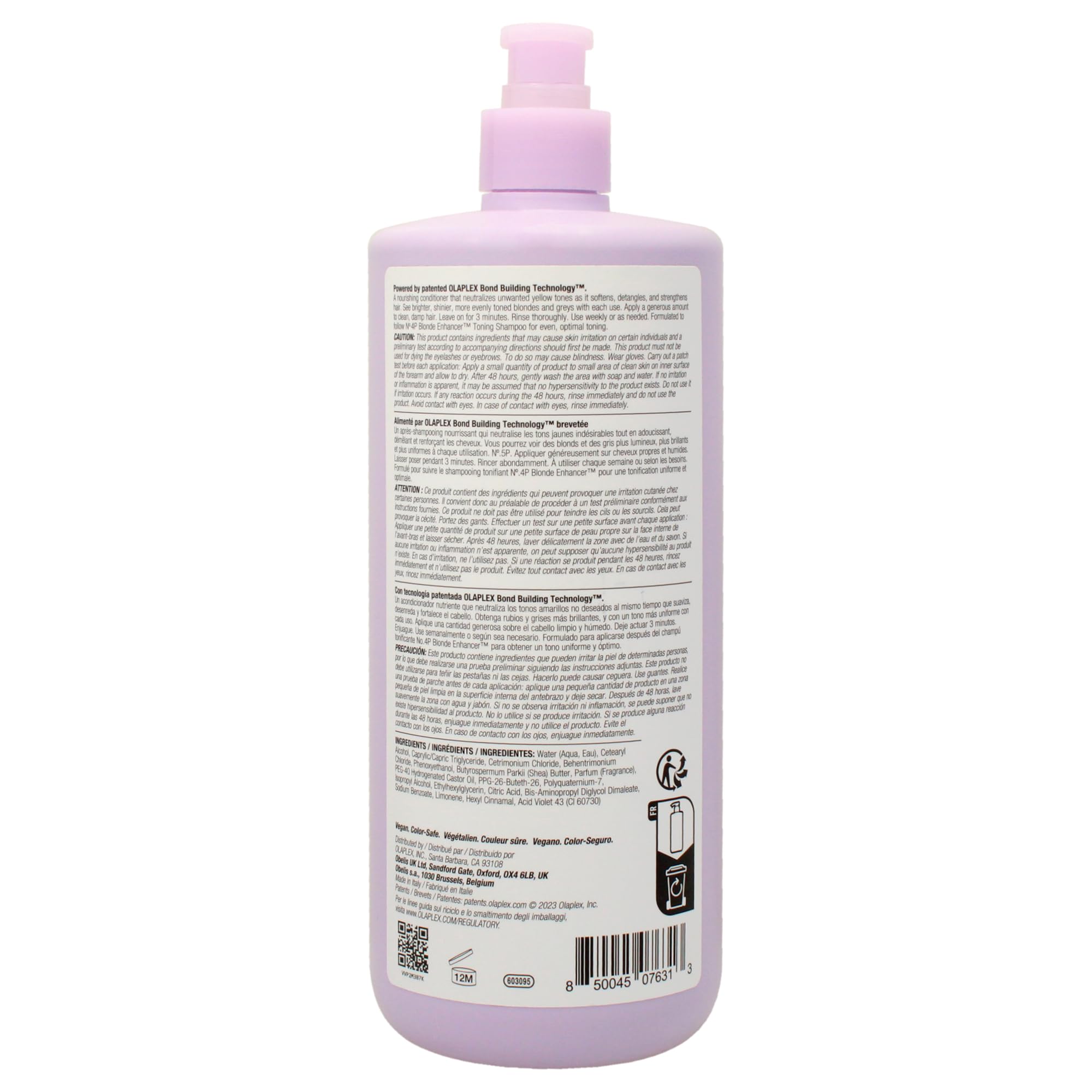 Foto 4 pulgar | Acondicionador Olaplex Nº.5p Blonde Enhancer Tonificante 1l - Venta Internacional.