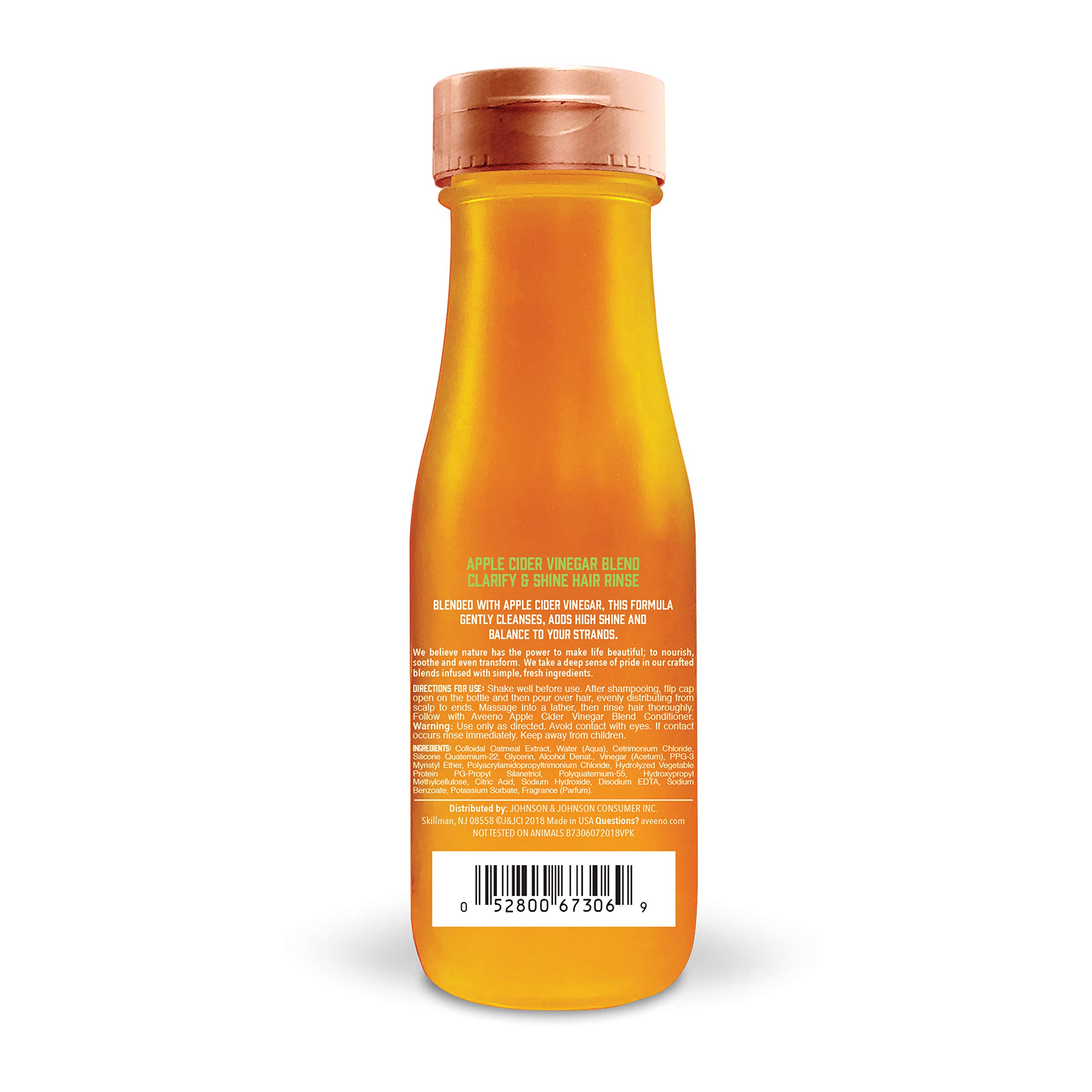 Foto 3 pulgar | Enjuague Para Ducha Aveeno Con Vinagre De Sidra De Manzana, 200 Ml, Sin Sulfatos - Venta Internacional.