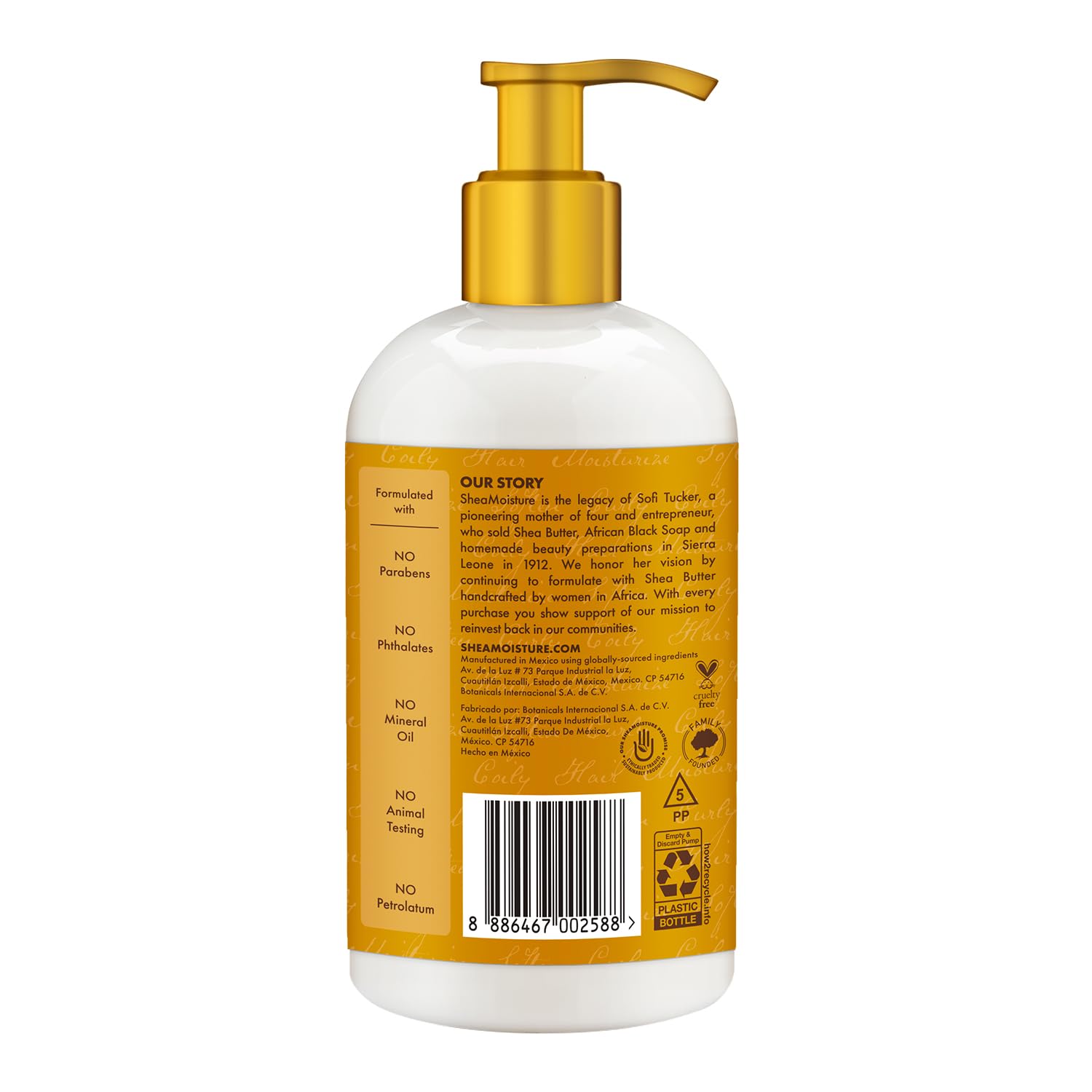 Foto 3 pulgar | Acondicionador Sheamoisture Manteca de Karité Cruda Restauradora 384 ml - Venta Internacional