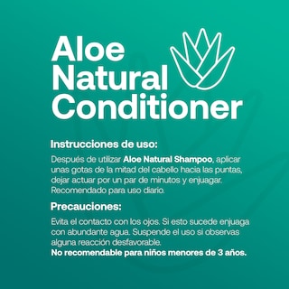 Foto 4 | Acondicionador Natural De 800ml. Sin Parabenos Ni Sulfatos Con Aloe. Natural Conditioner B Life.