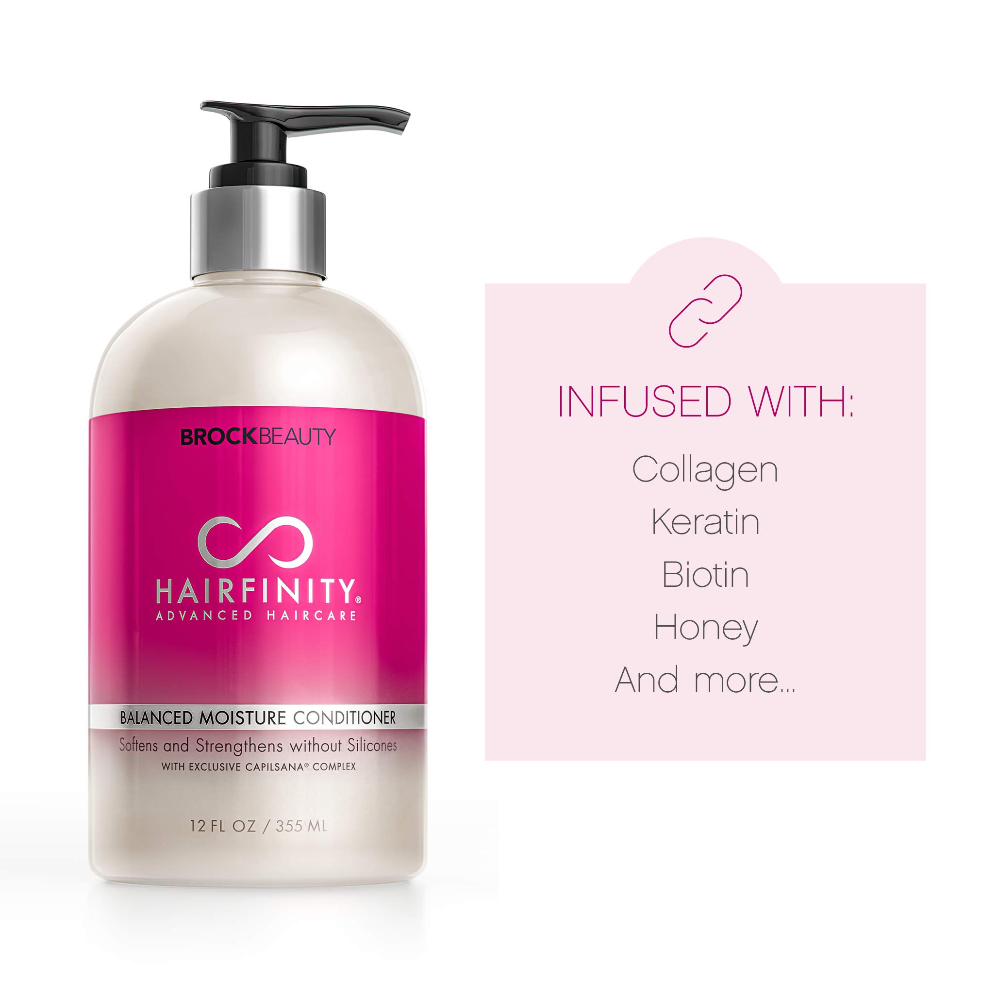 Foto 4 pulgar | Acondicionador Hairfinity Balanced Moisture Biotin 355 Ml - Venta Internacional.