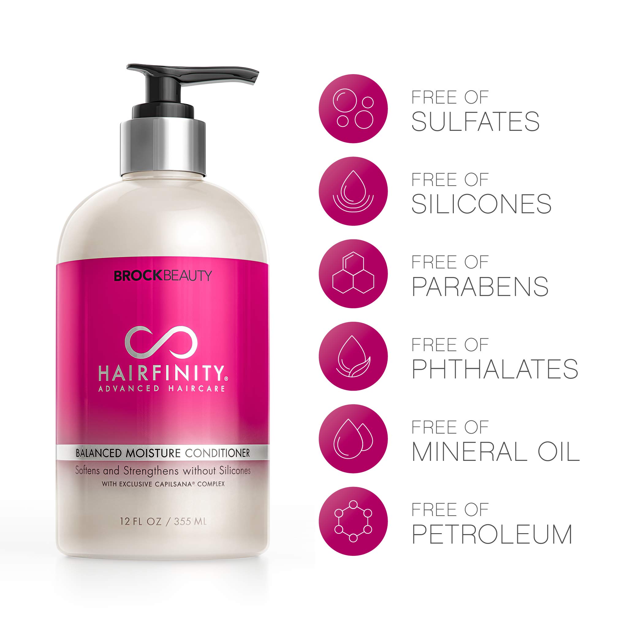 Foto 6 pulgar | Acondicionador Hairfinity Balanced Moisture Biotin 355 Ml - Venta Internacional.