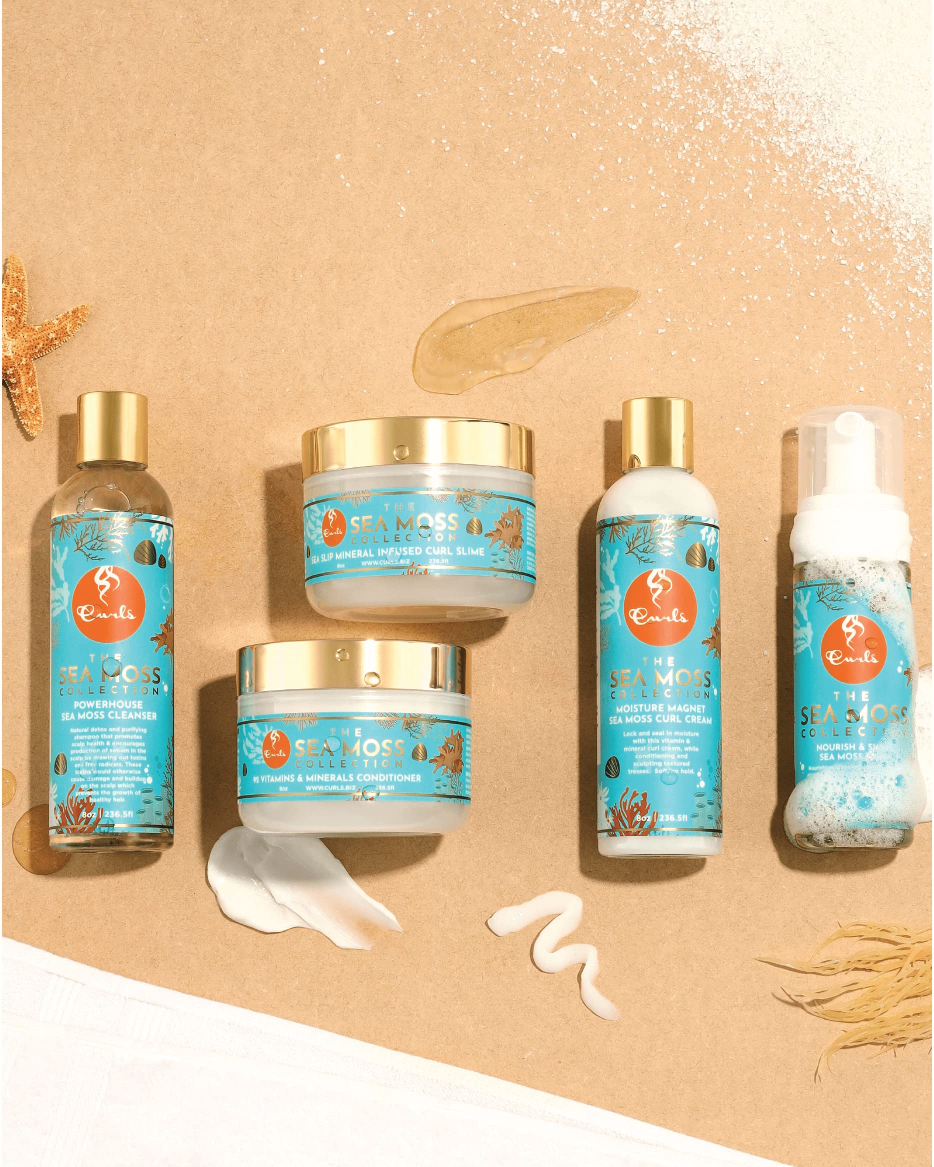 Foto 5 pulgar | Acondicionador Curls Sea Moss 92 Vitaminas Y Minerales 240 Ml - Venta Internacional.