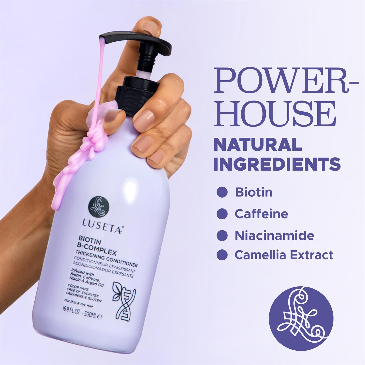Foto 4 pulgar | Acondicionador Luseta Biotin B-complex Espesante 500 Ml - Venta Internacional.