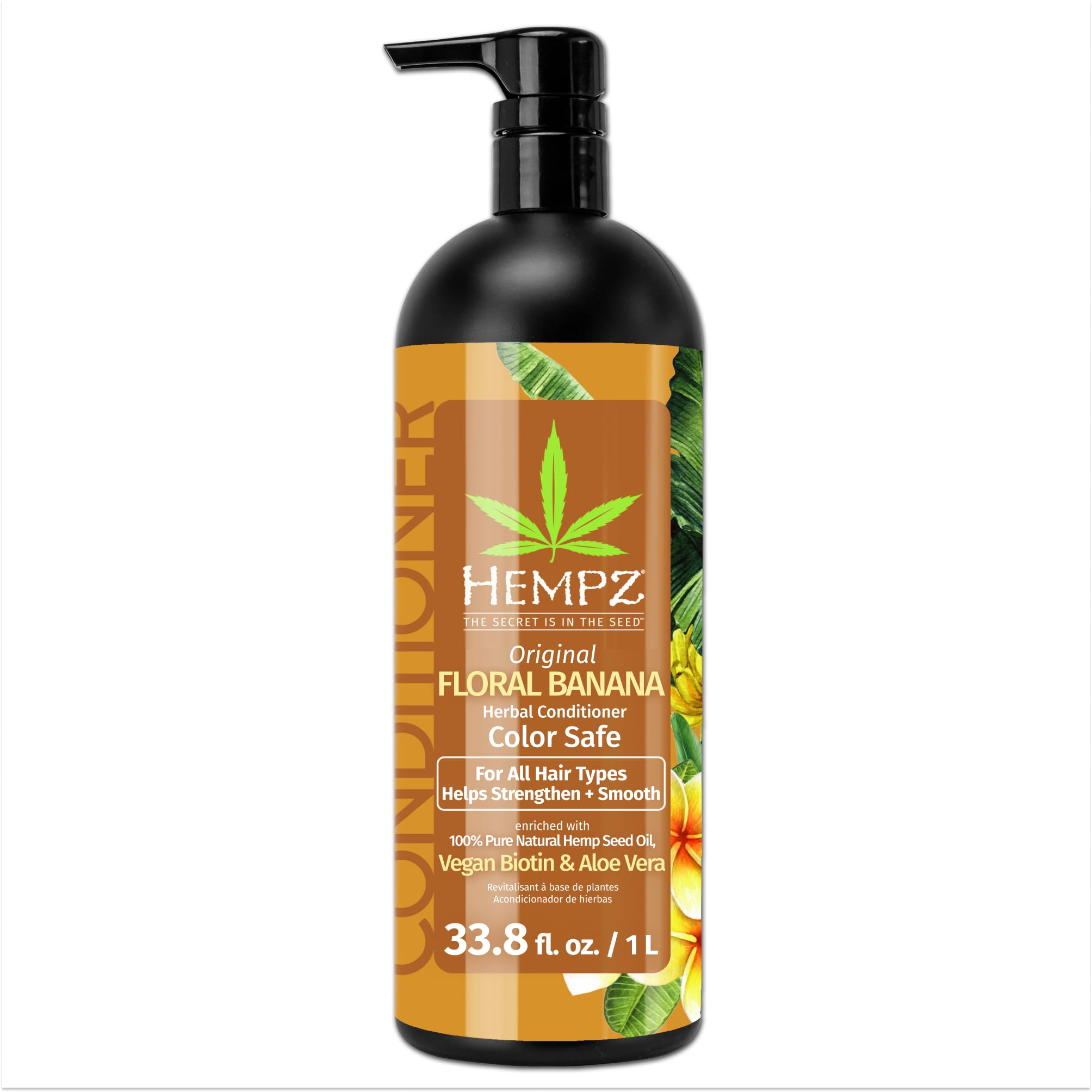 Foto 2 pulgar | Acondicionador Hempz Biotin Original Light Floral & Banana, 1 Litro - Venta Internacional.