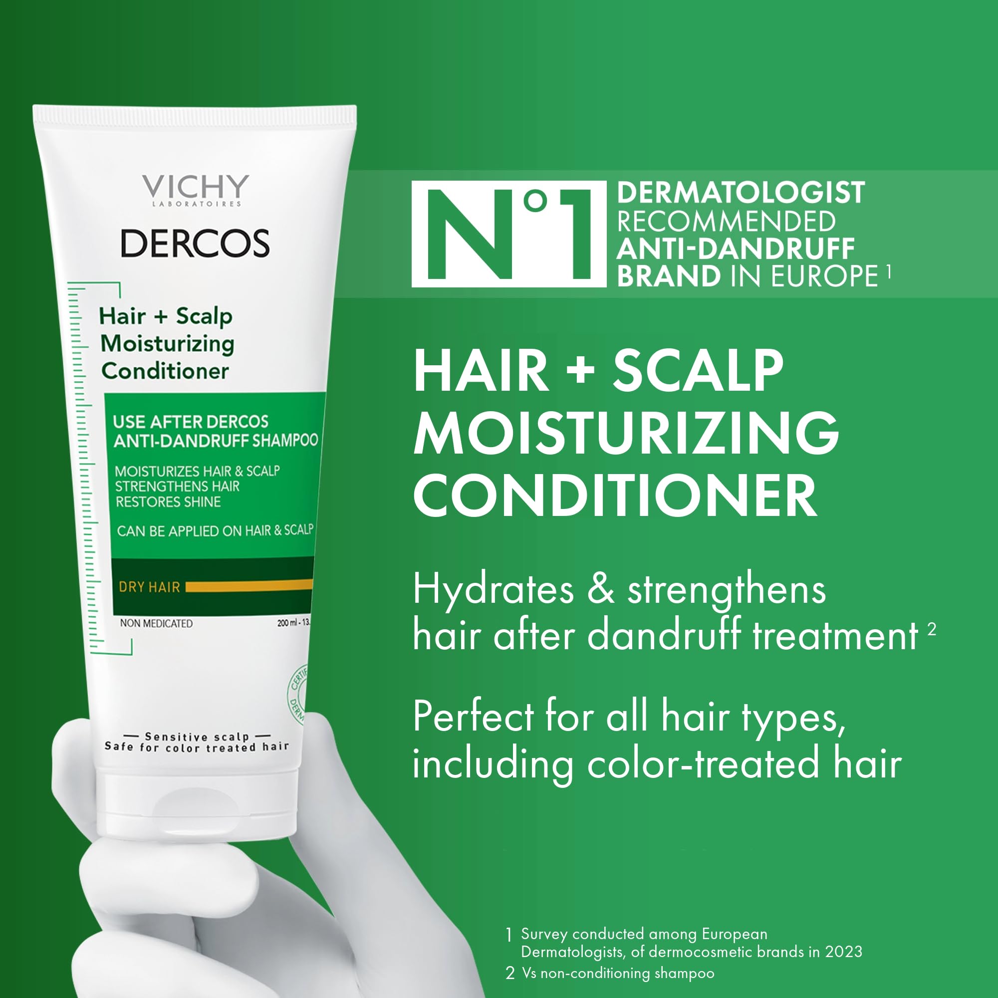 Foto 3 pulgar | Acondicionador Vichy Dercos Hidratante Para Cabello Y Cuero Cabello 200 Ml - Venta Internacional.