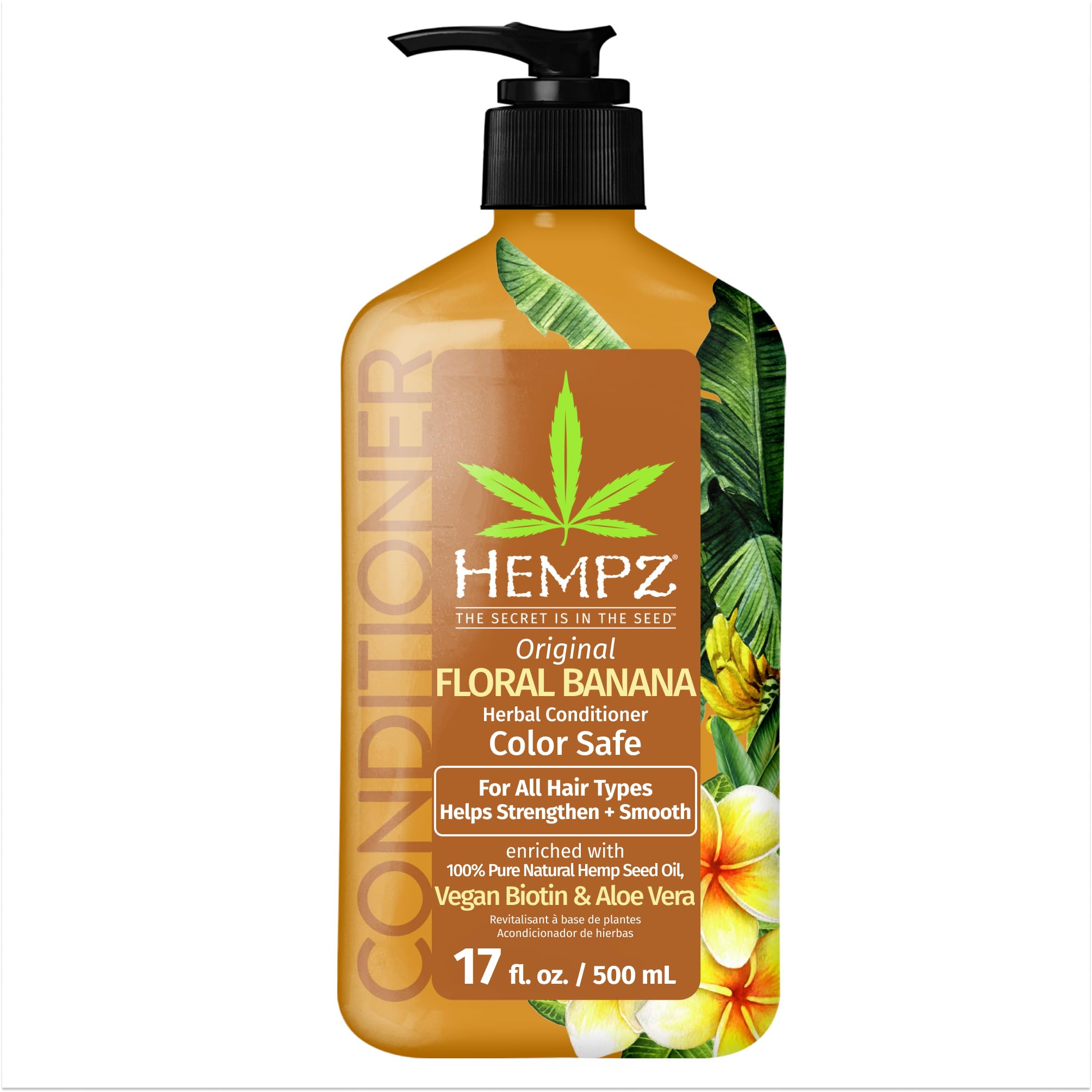 Foto 2 pulgar | Acondicionador Hempz Biotin Original Light Floral & Banana, 500 Ml - Venta Internacional.