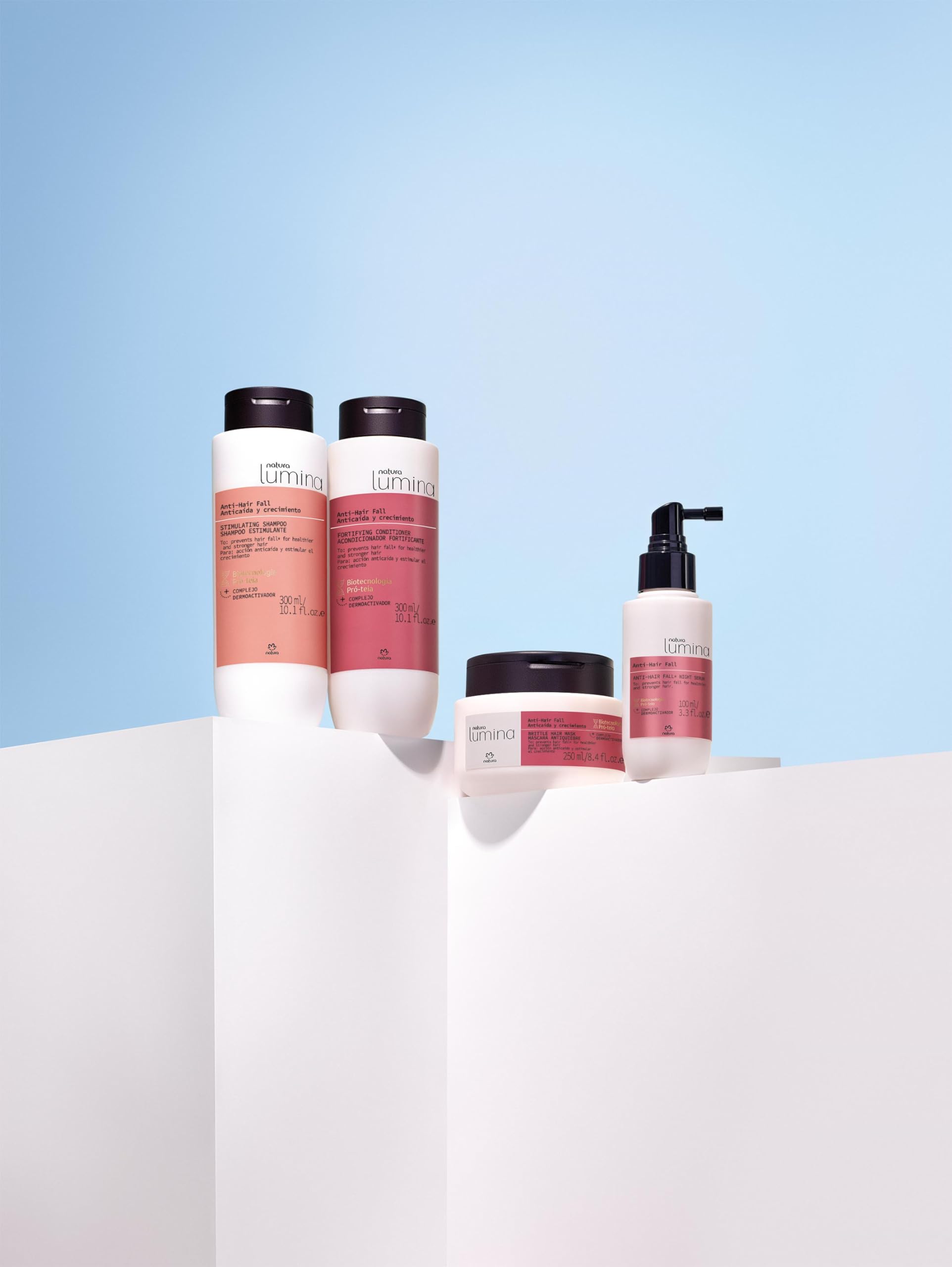 Foto 4 pulgar | Acondicionador Natura Lumina Anticaída 300 Ml Vegan - Venta Internacional.