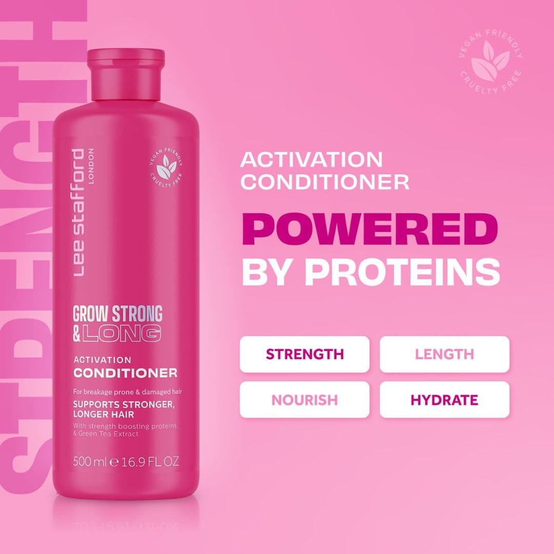 Foto 3 pulgar | Acondicionador Lee Stafford Grow Strong & Long, 500 Ml, Sin Sulfatos - Venta Internacional.