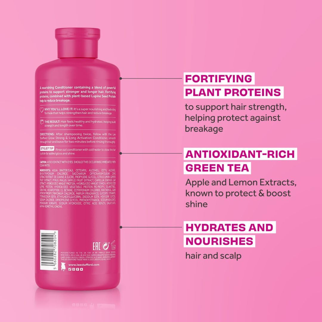 Foto 4 pulgar | Acondicionador Lee Stafford Grow Strong & Long, 500 Ml, Sin Sulfatos - Venta Internacional.