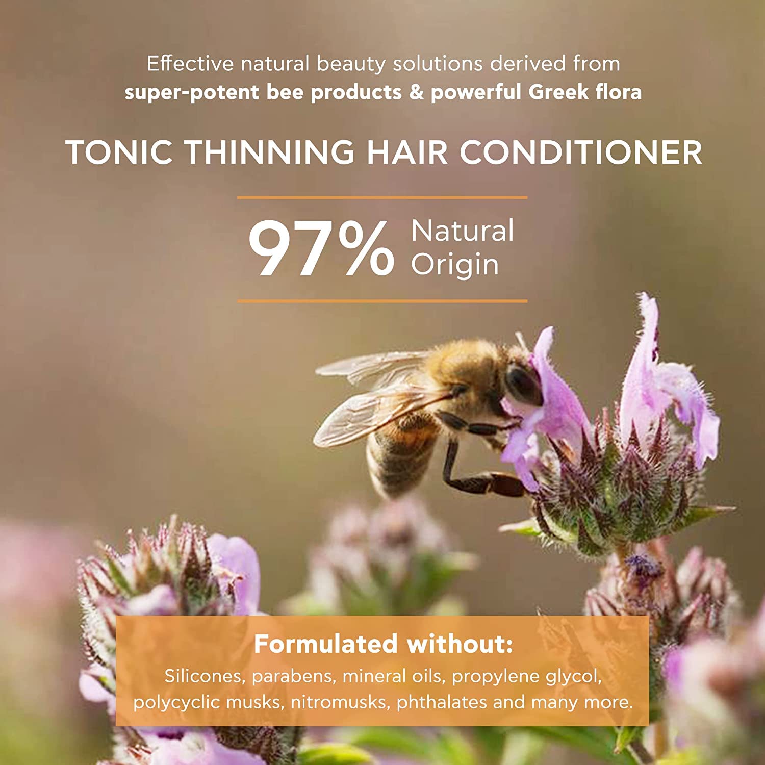 Foto 4 pulgar | Acondicionador Para Cabello Apivita Tonic Thinking Hair 150 Ml - Venta Internacional.