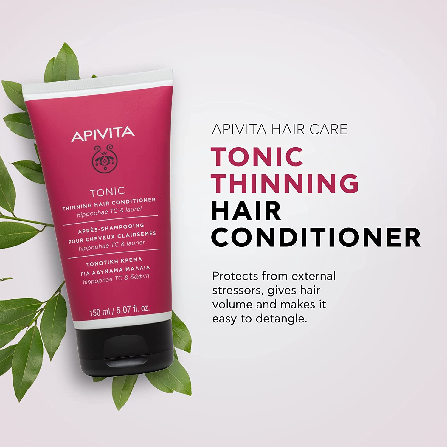 Foto 6 pulgar | Acondicionador Para Cabello Apivita Tonic Thinking Hair 150 Ml - Venta Internacional.