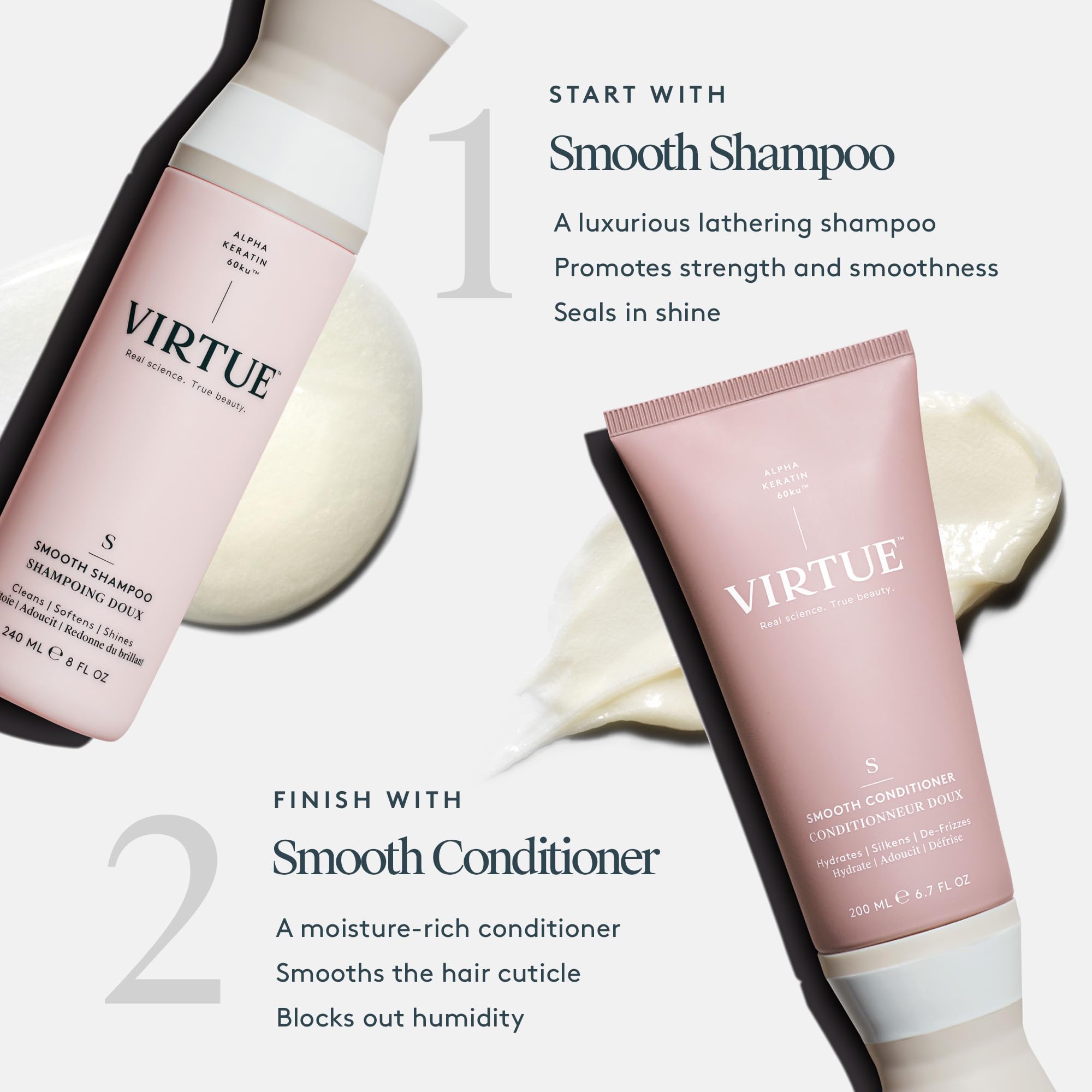 Foto 5 pulgar | Acondicionador Virtue Smooth Para Cabello Rizado Y Control Del Encrespamiento - Venta Internacional.