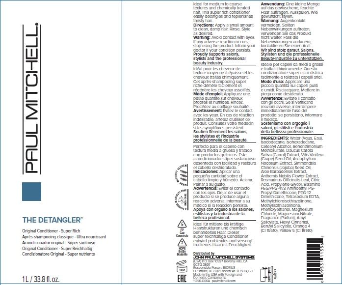 Foto 8 pulgar | Acondicionador Paul Mitchell The Detangler Super Rich, 1 Litro - Venta Internacional.