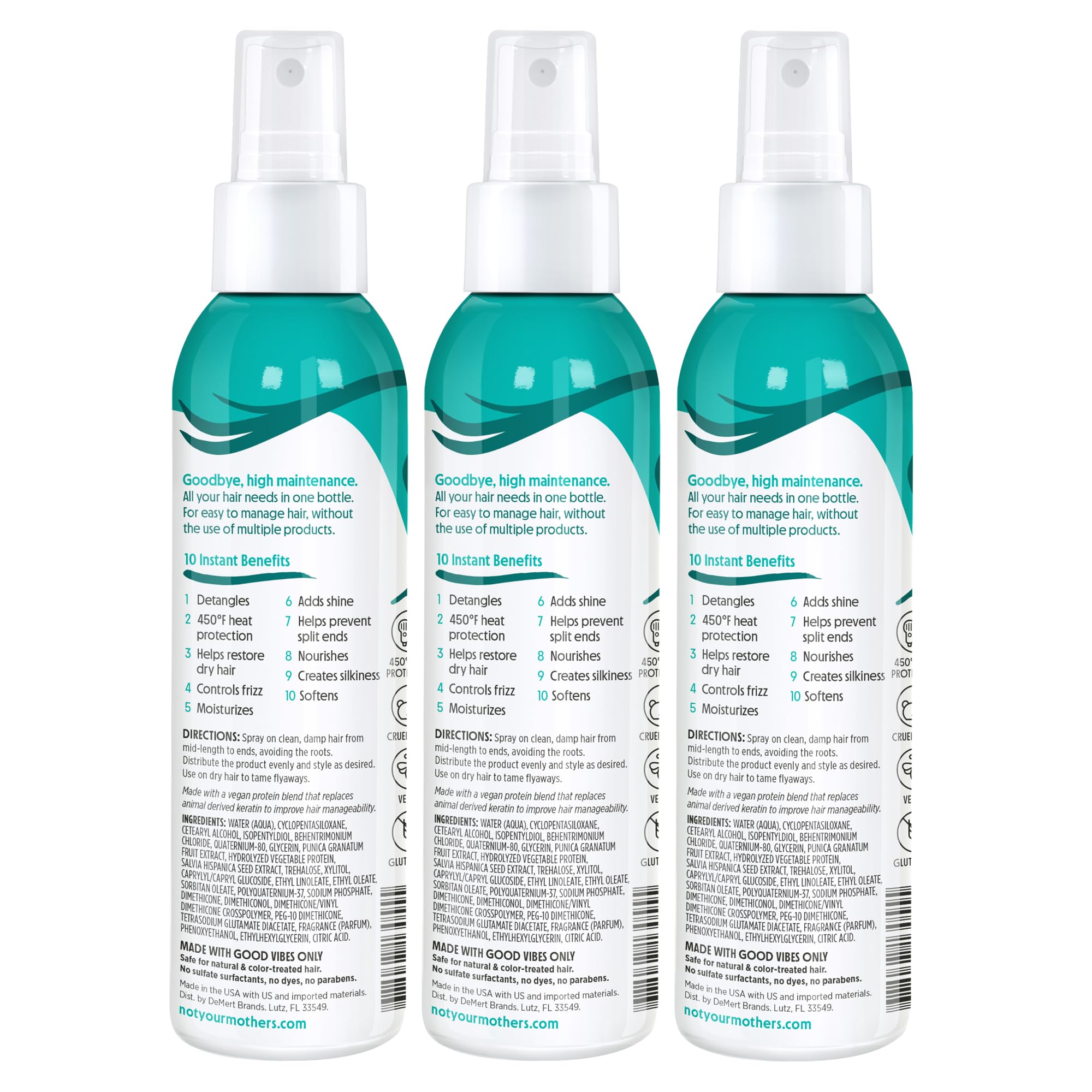 Foto 7 | Perfeccionador De Cabello Not Your Mother's All Eyes On Me, 10 En 1, 180 Ml - Venta Internacional.