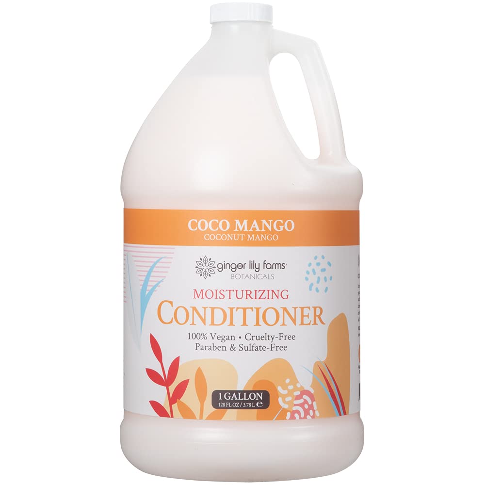 Foto 2 pulgar | Acondicionador Ginger Lily Farms Hidratante Coco Mango 3,78 L - Venta Internacional.