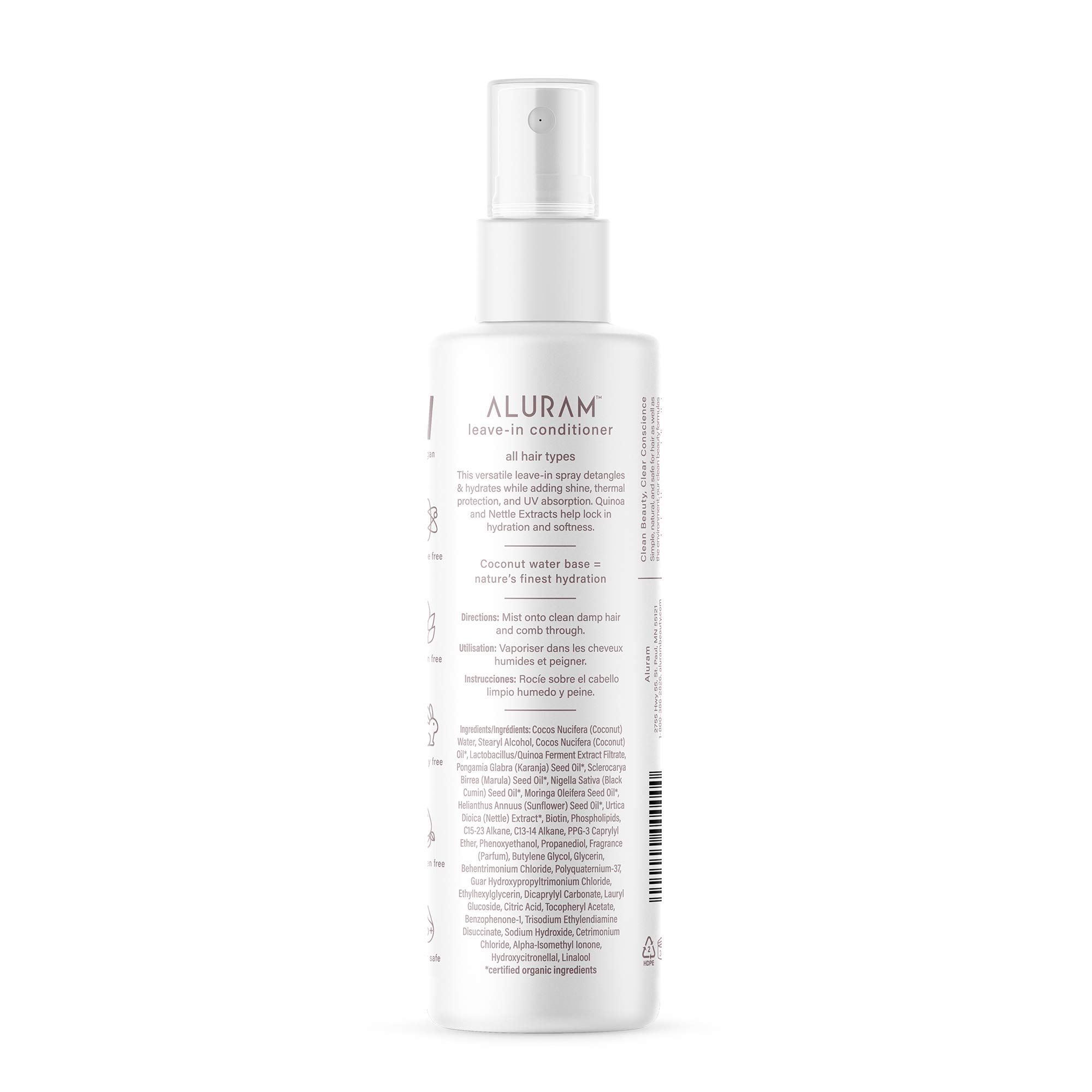 Foto 3 pulgar | Acondicionador Sin Enjuague Aluram Coconut Water 240 Ml Healthy Hair - Venta Internacional.