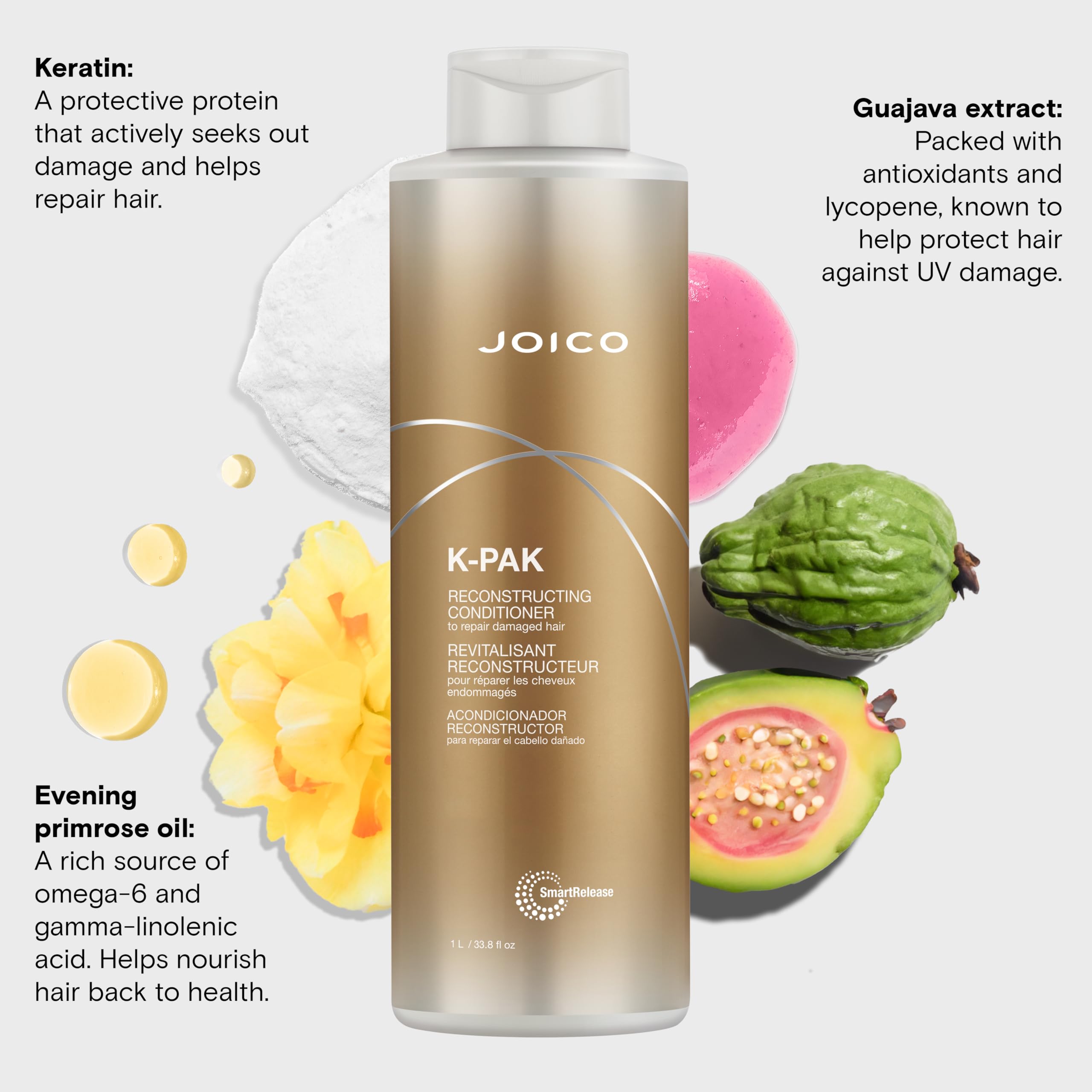 Foto 5 pulgar | Acondicionador Joico K-pak Daily Rebuilding 1l Para Cabello Dañado - Venta Internacional.