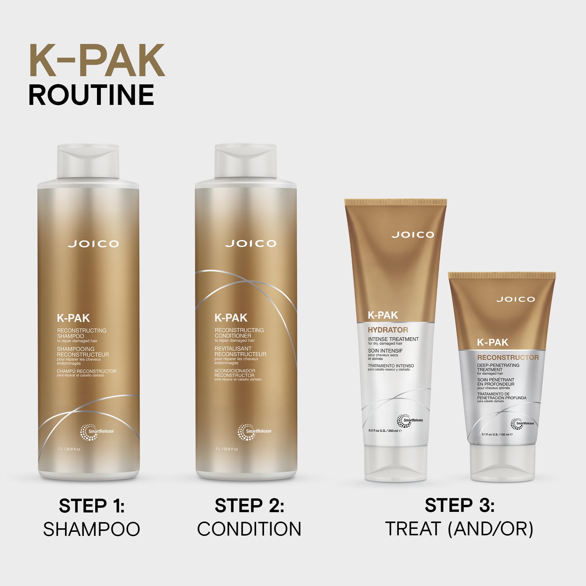 Foto 6 pulgar | Acondicionador Joico K-pak Daily Rebuilding 1l Para Cabello Dañado - Venta Internacional.