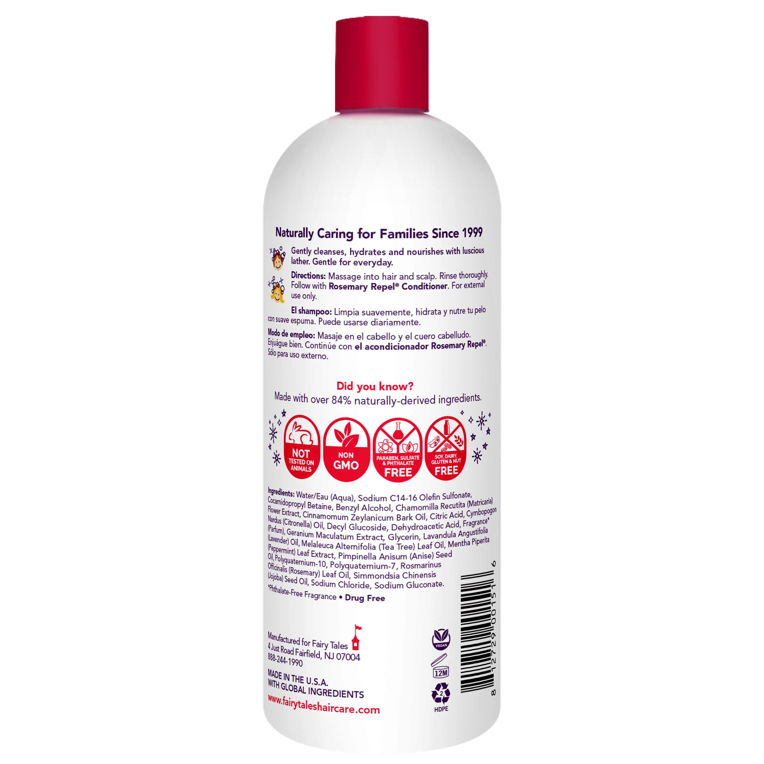 Foto 3 pulgar | Champú Fairy Tales Rosemary Repel Daily Kids 946 Ml - Venta Internacional.